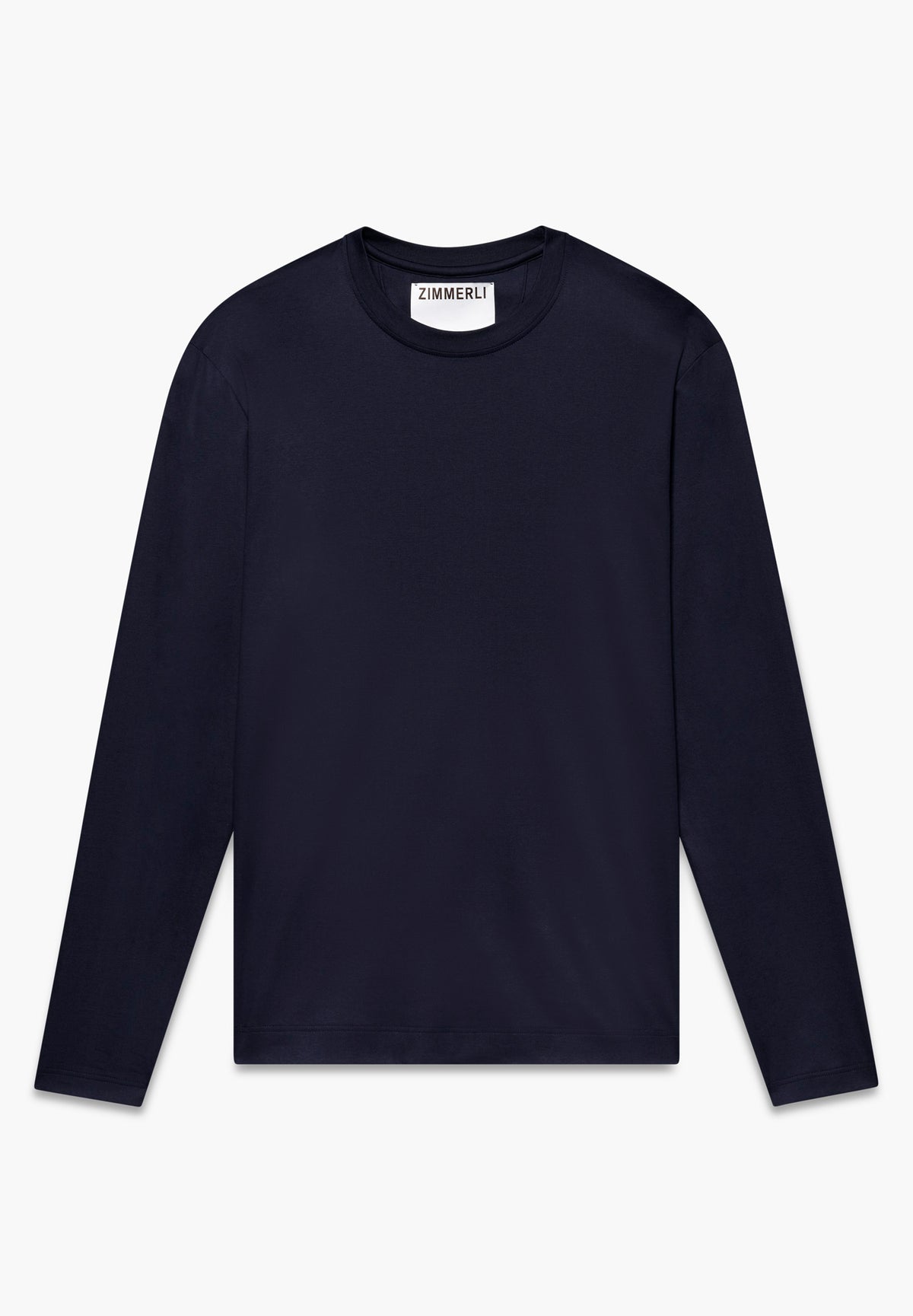 Sea Island | T-shirt long sleeve, Swissmade Ready-to-Wear for men - black