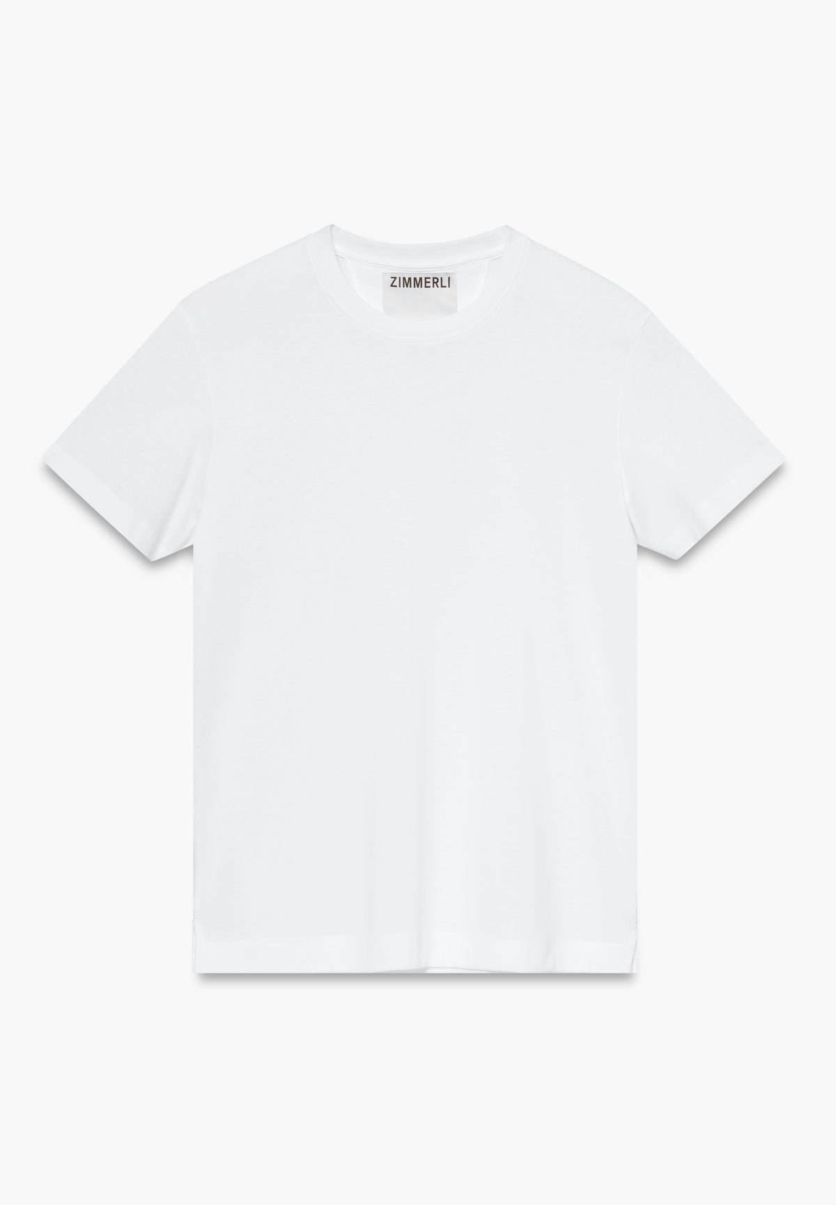 Pima Cotton | T-shirt short sleeve, Swissmade Ready-to-Wear for men - white