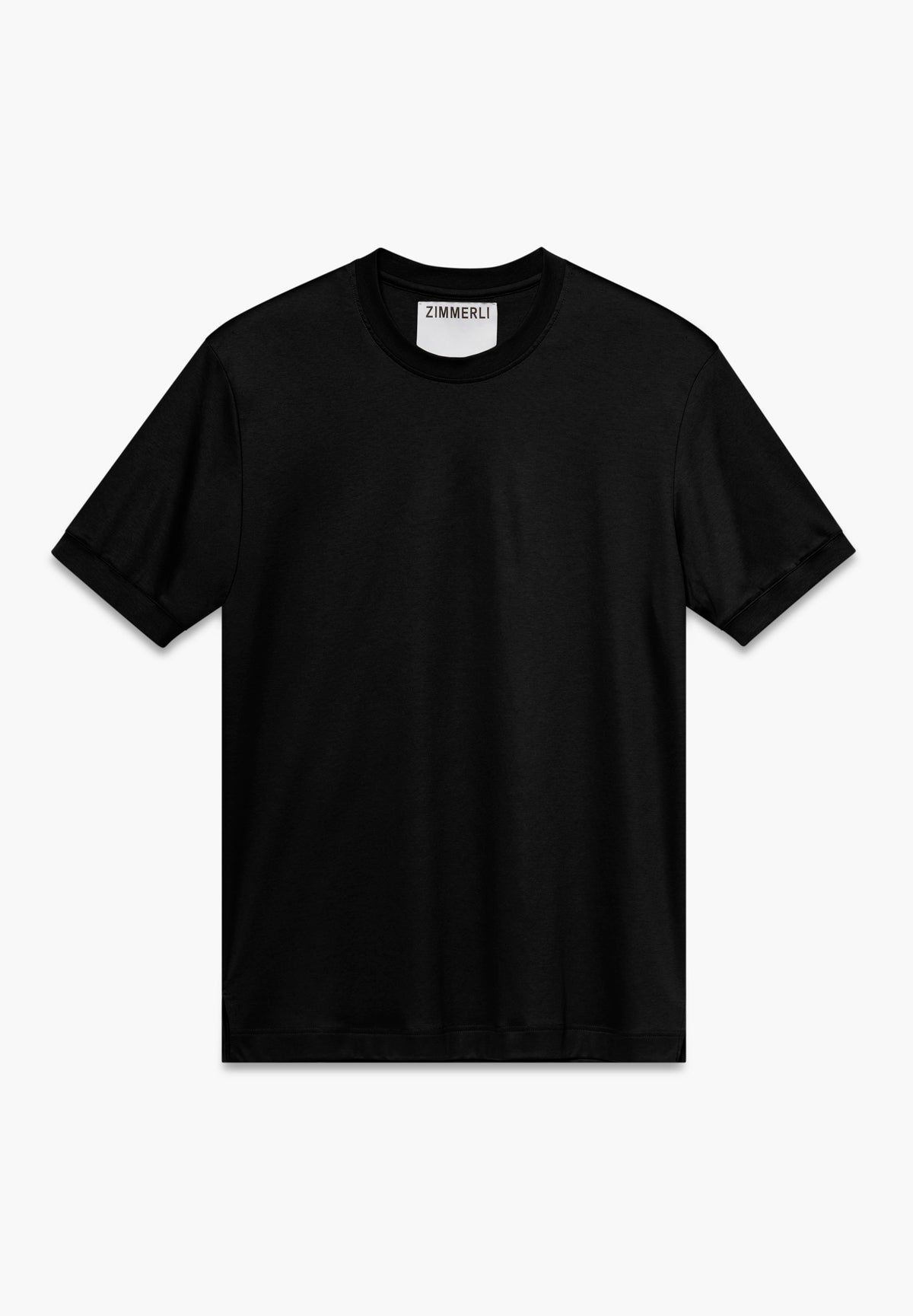 Sea Island | T-Shirt short sleeve, Swissmade Ready-to-Wear for men - black