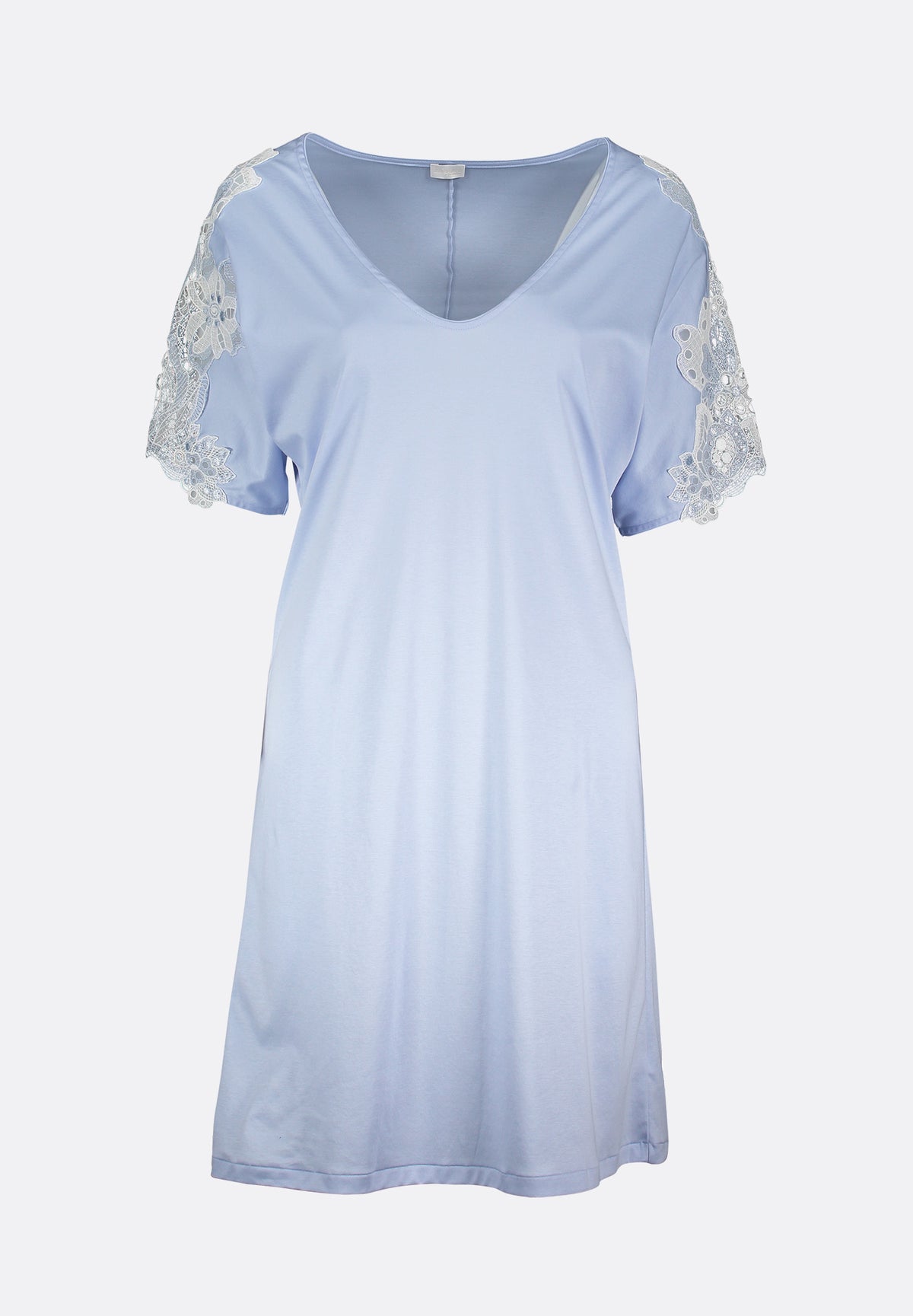 Sea Island | Tee-shirt de nuit manches courtes - light blue