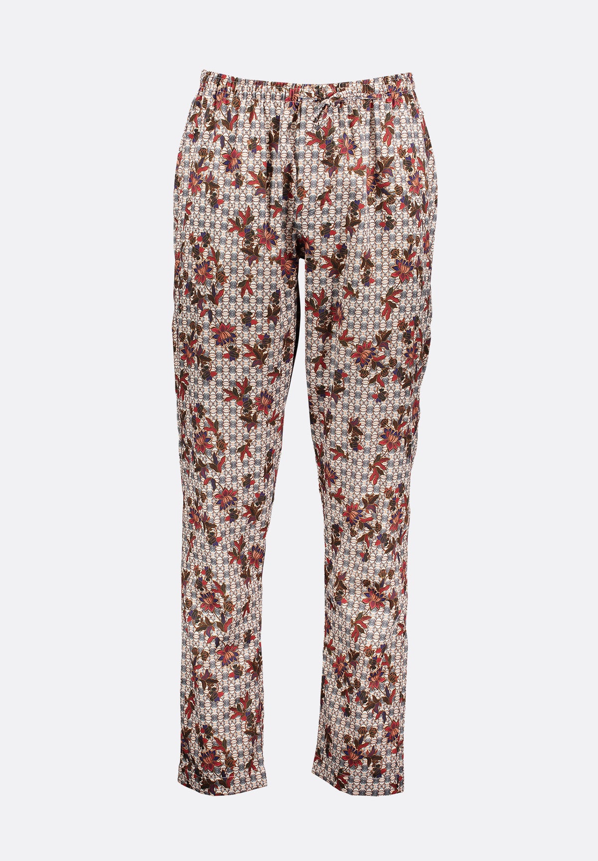 Cotton Sateen Print | Pants Long - multicolor