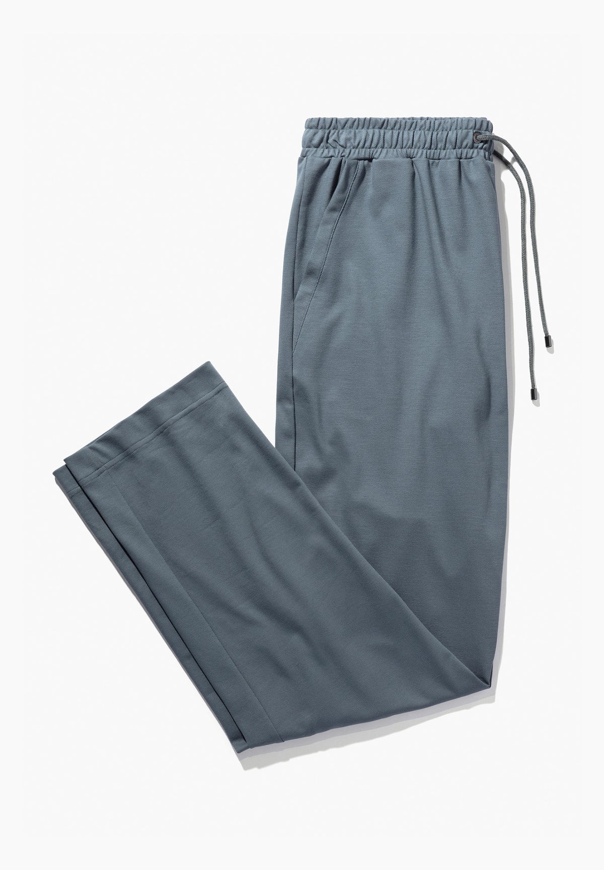 Piqué Lounge | Pants Long - steel blue