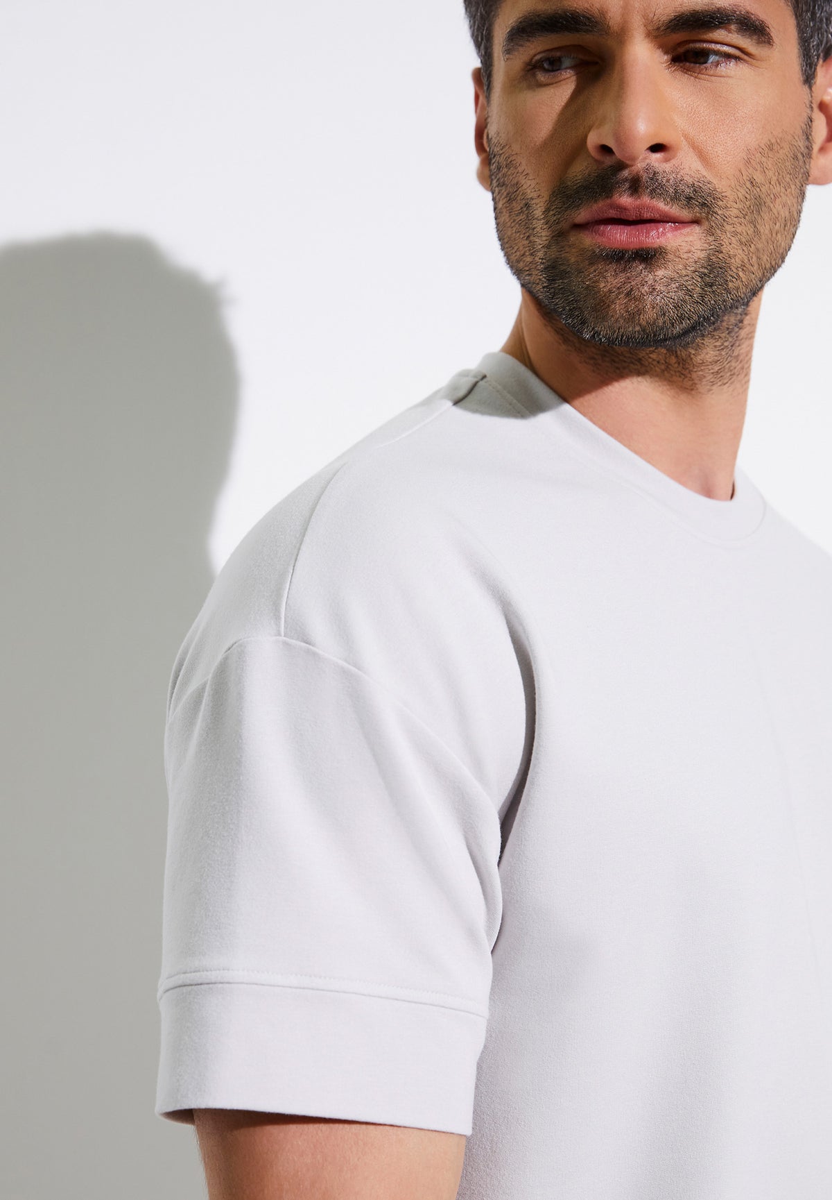 Summer Lounge | T-Shirt Short Sleeve - light grey