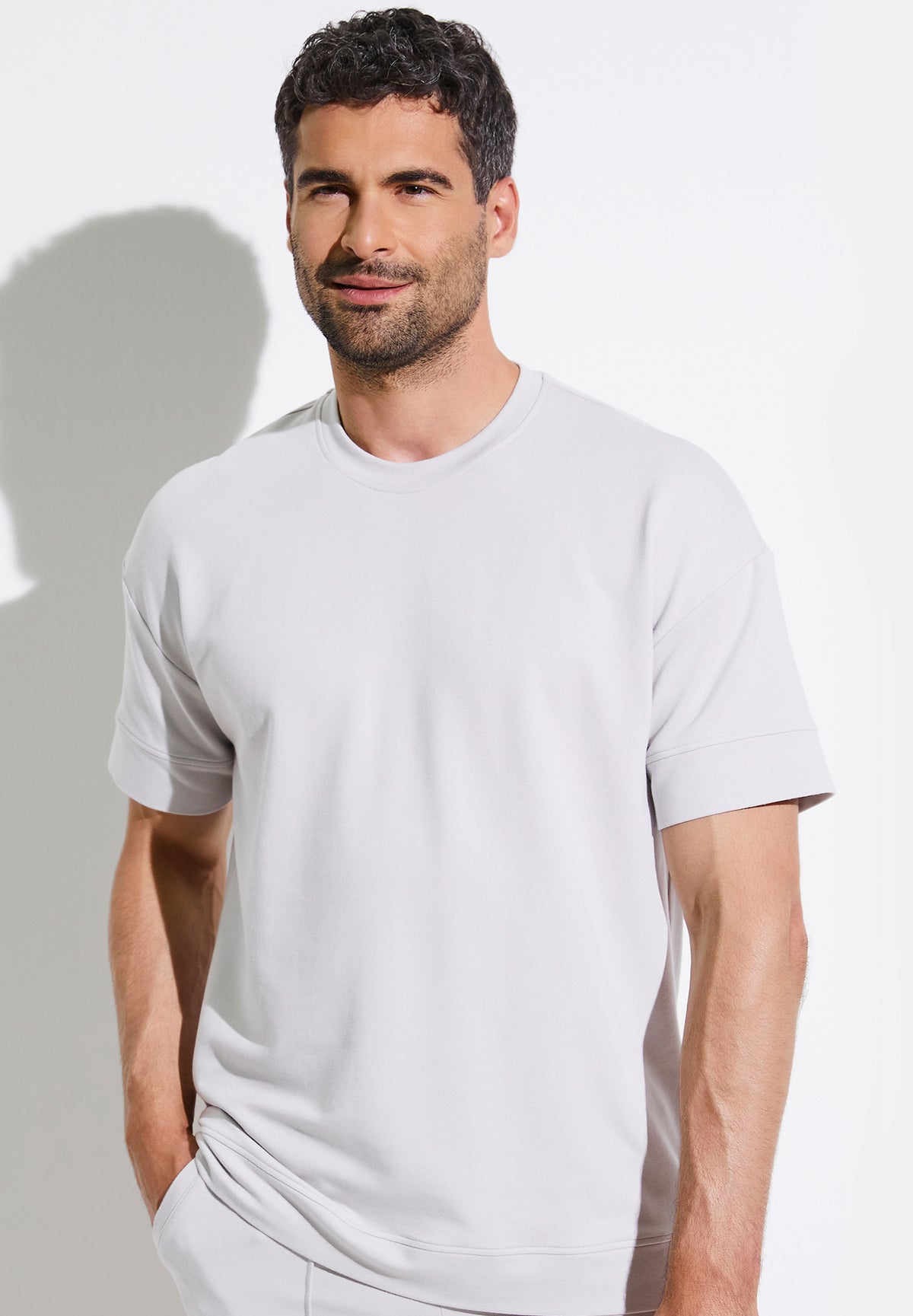 Summer Lounge | T-Shirt à manches courtes - light grey