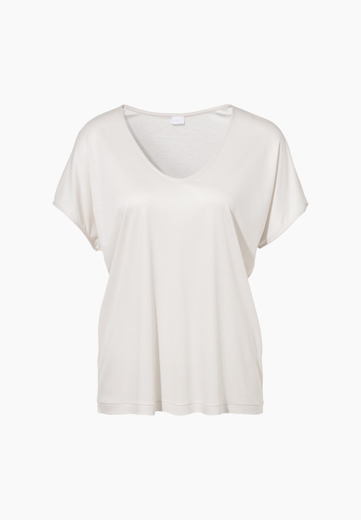 Sustainable Luxury | T-Shirt Short Sleeve V-Neck - dove