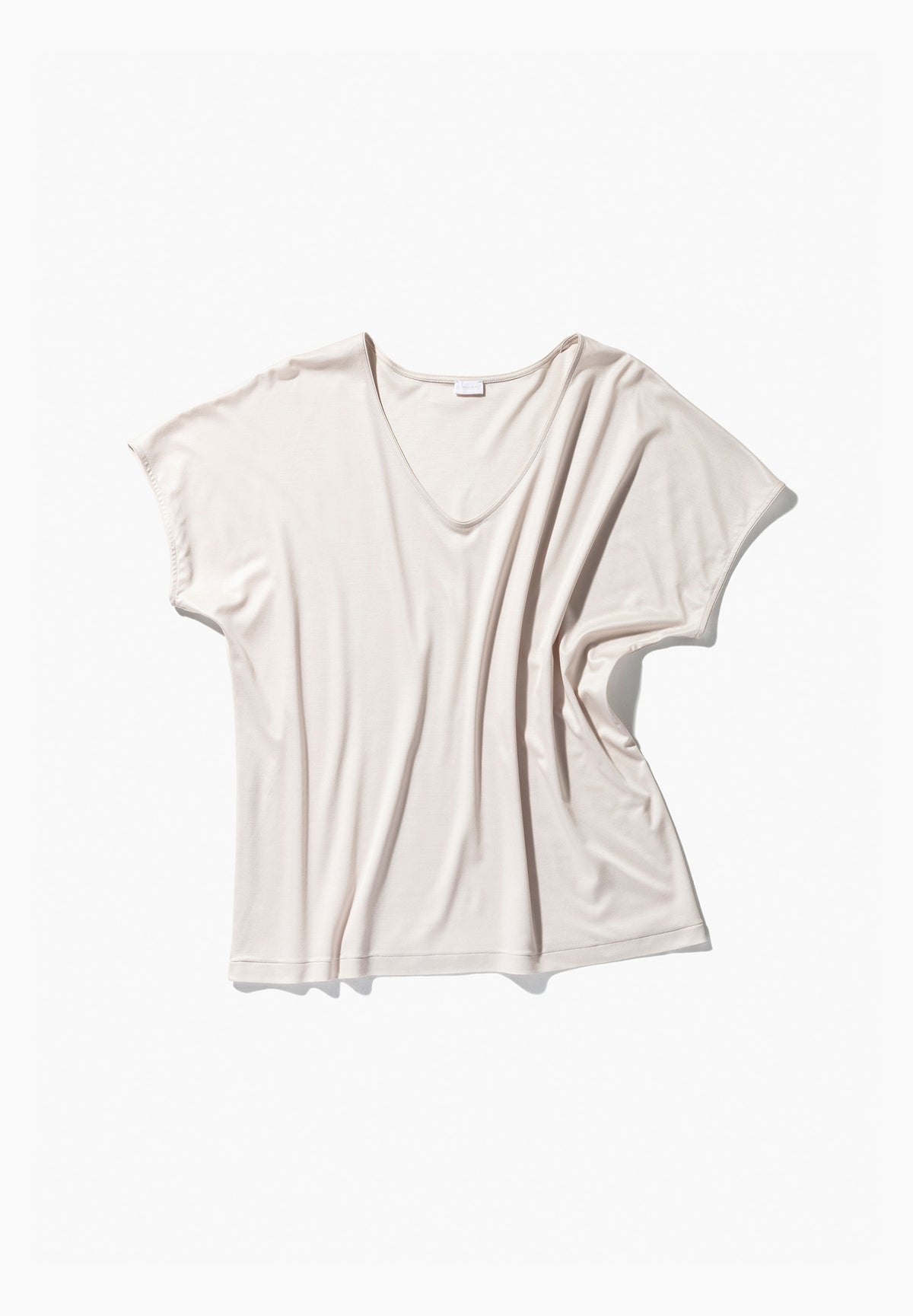 Sustainable Luxury | T-Shirt Short Sleeve V-Neck - dove
