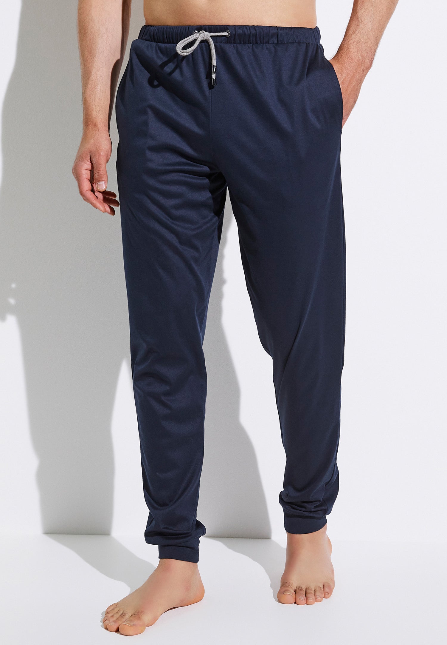 Sea Island Pants Long twilight blue Zimmerli of Switzerland