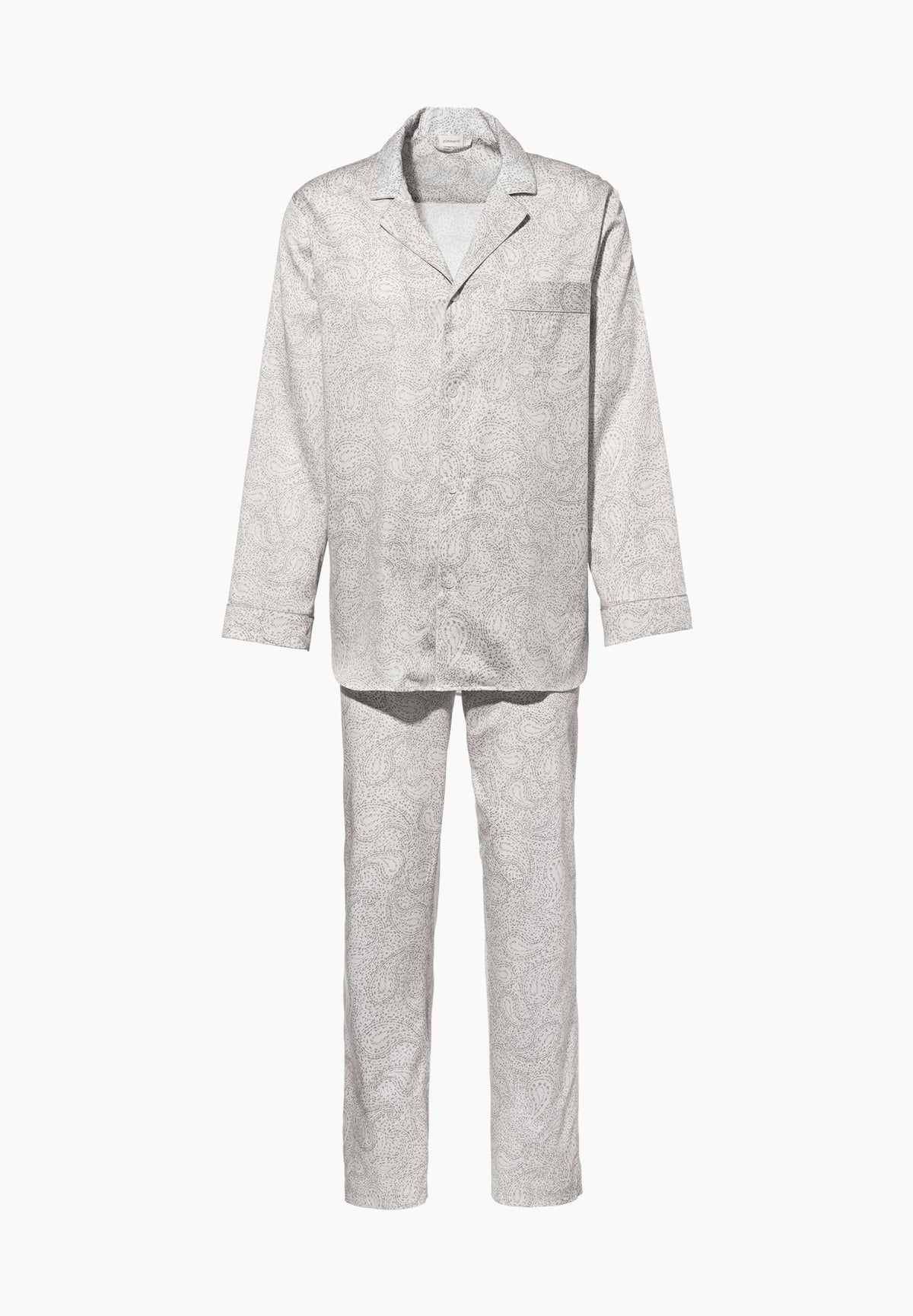 Cotton Sateen Print | Pyjama longues - paisley sand