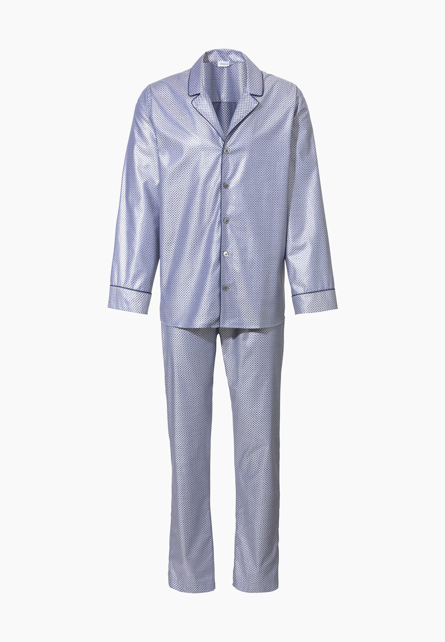 Luxury Jacquard | Pyjama Long - blue