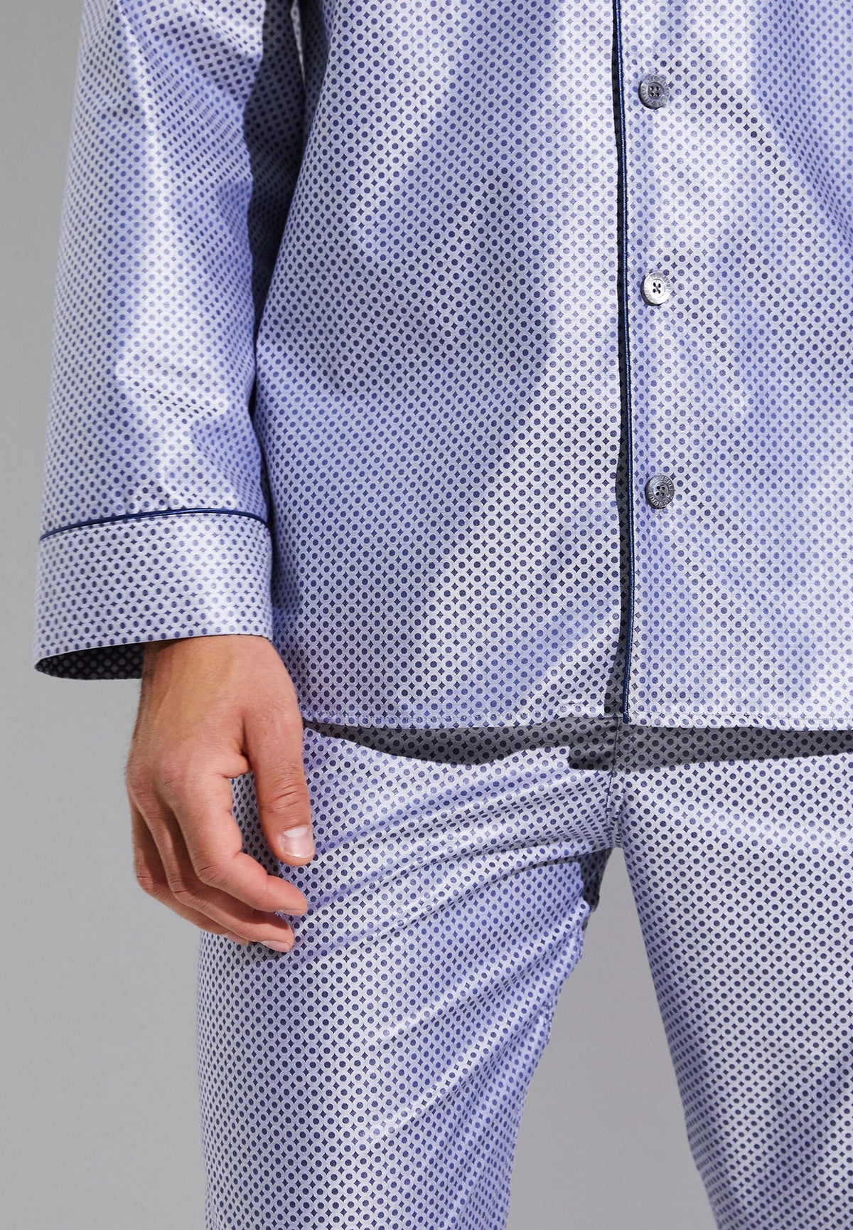 Luxury Jaquards | Pyjama lang - blue