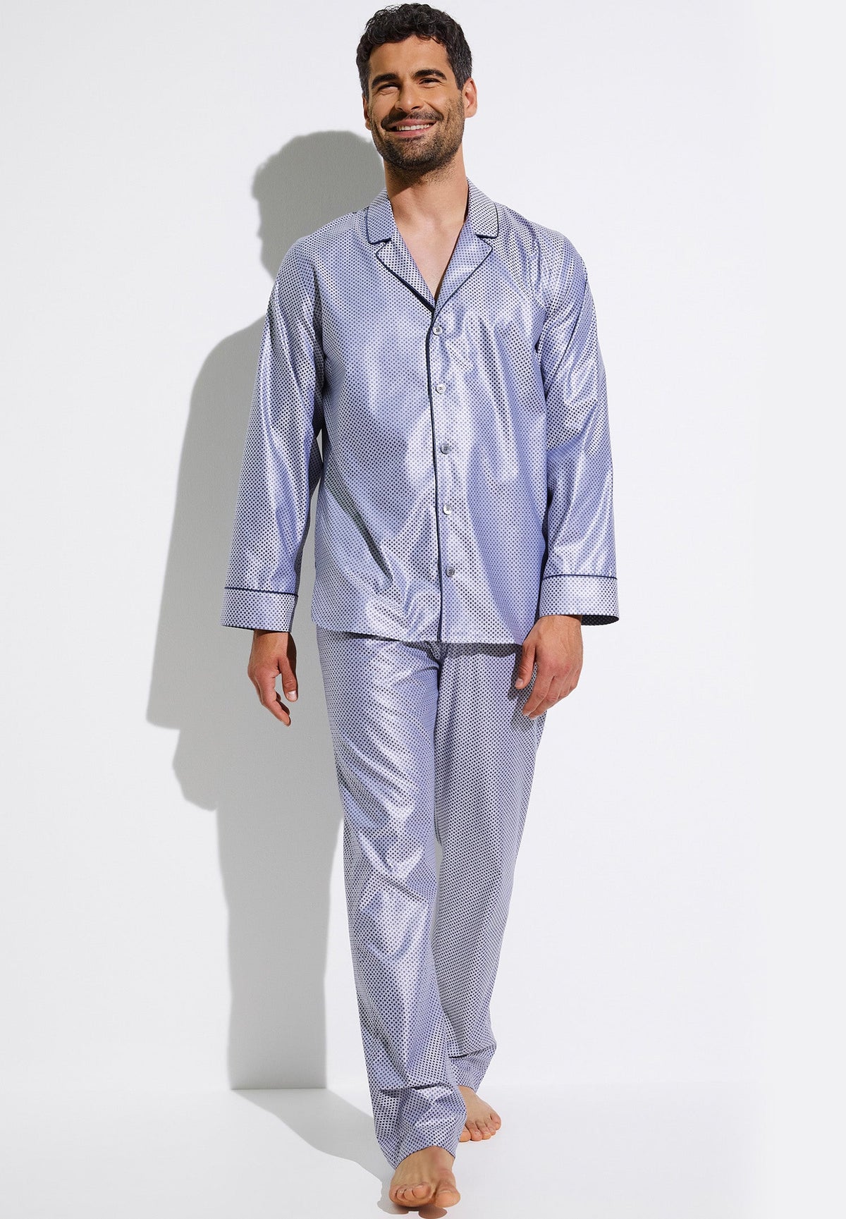 Luxury Jaquards | Pyjama lang - blue