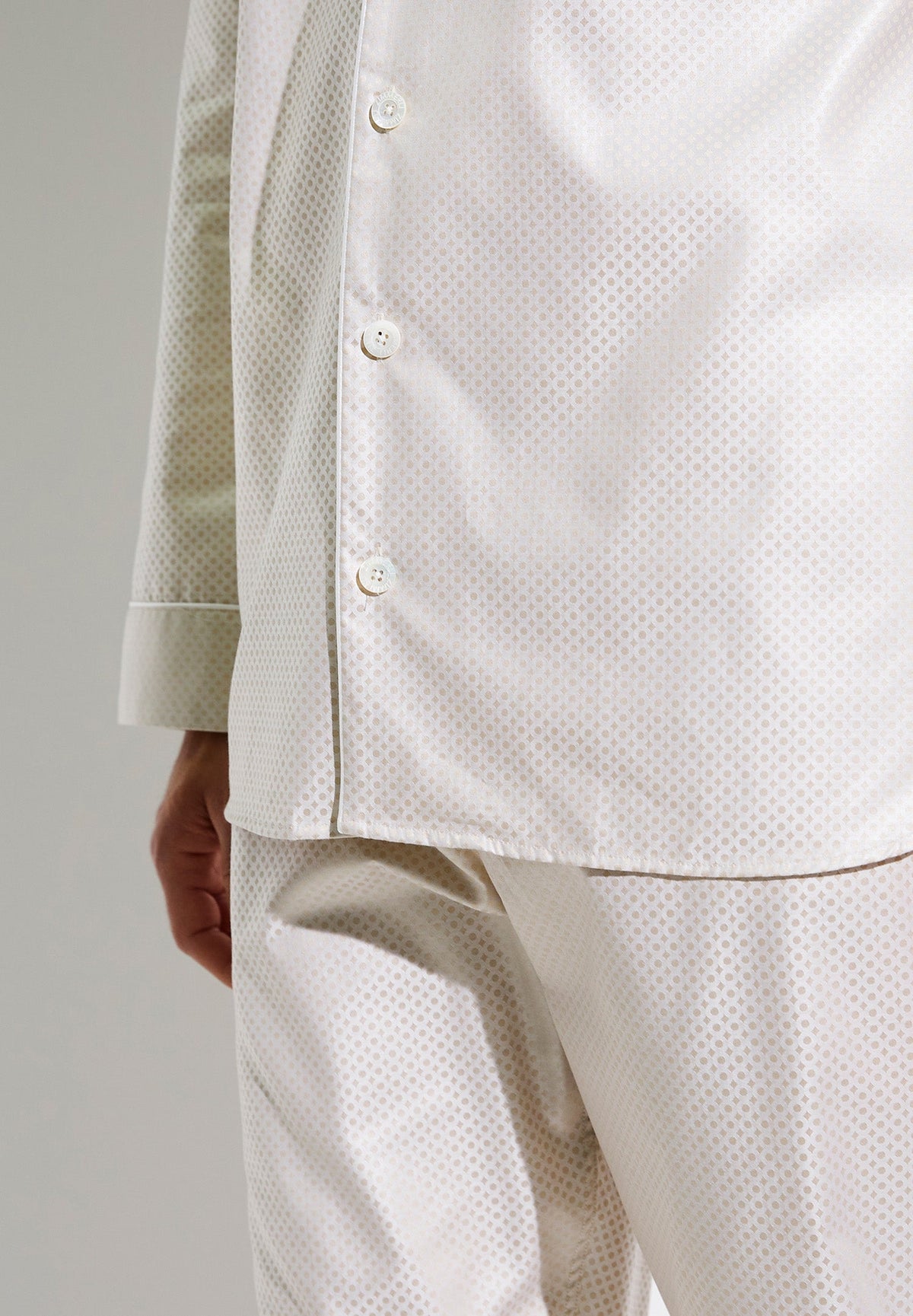 Luxury Jaquards | Pyjama lang - cream