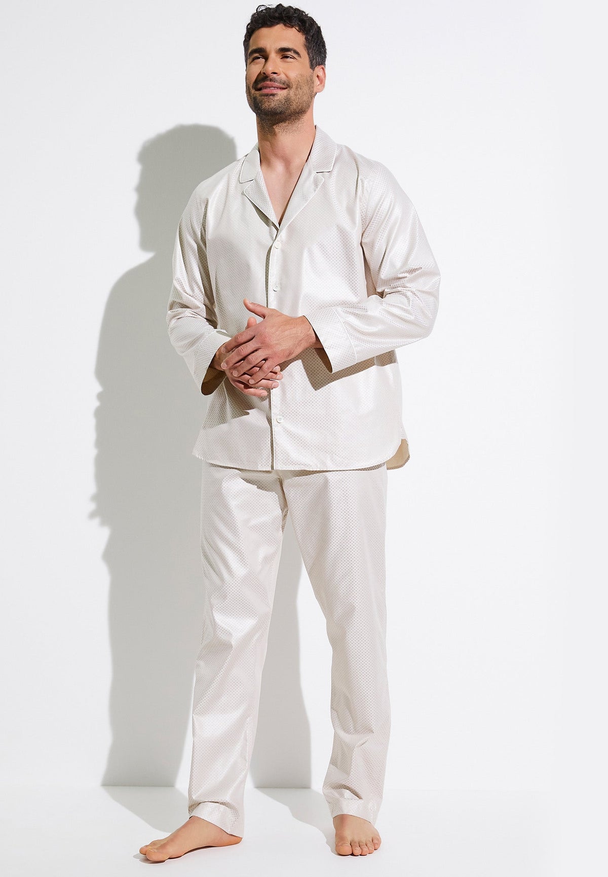 Luxury Jaquards | Pyjama lang - cream