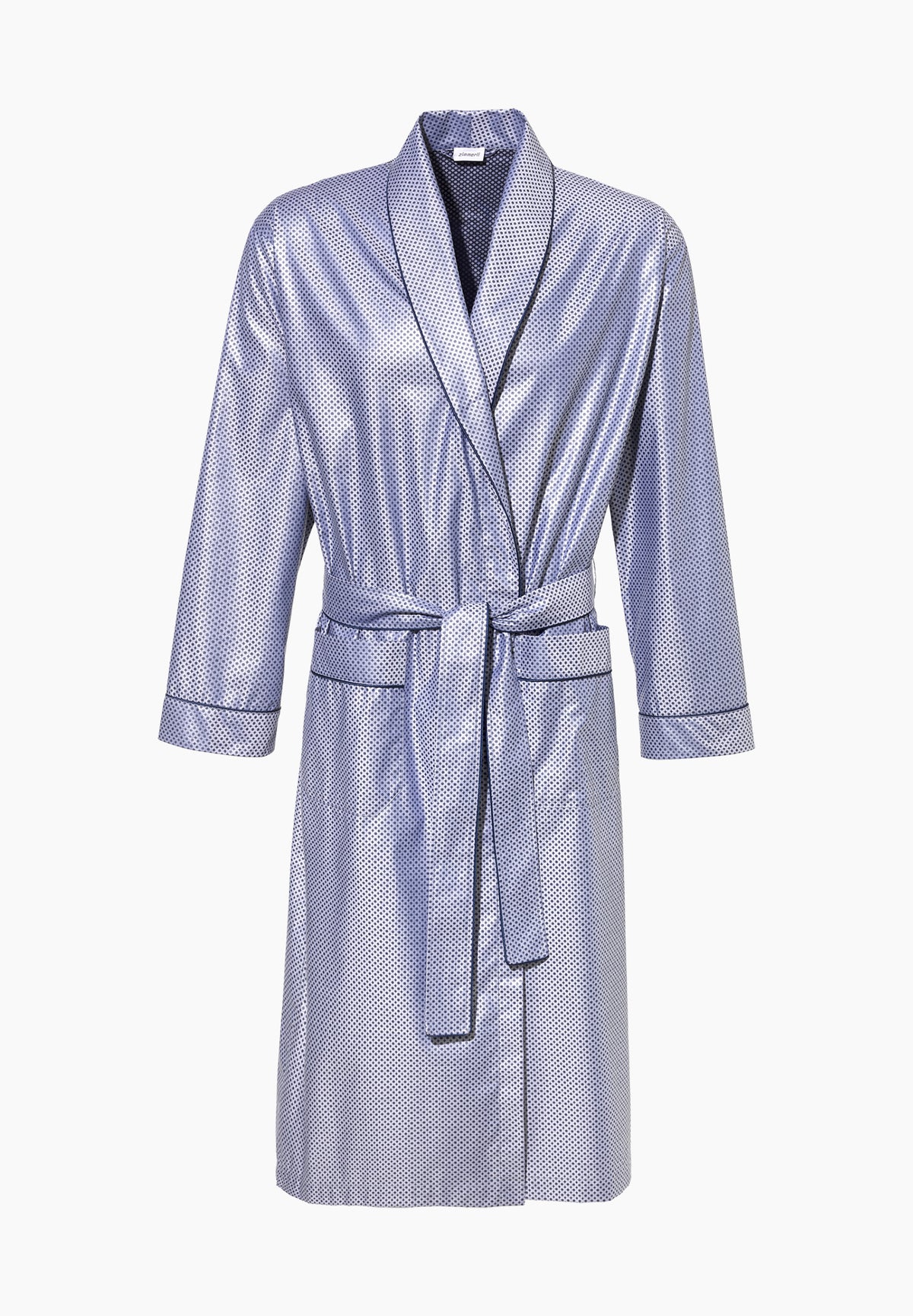 Luxury Jacquard | Robe de chambre longue - blue