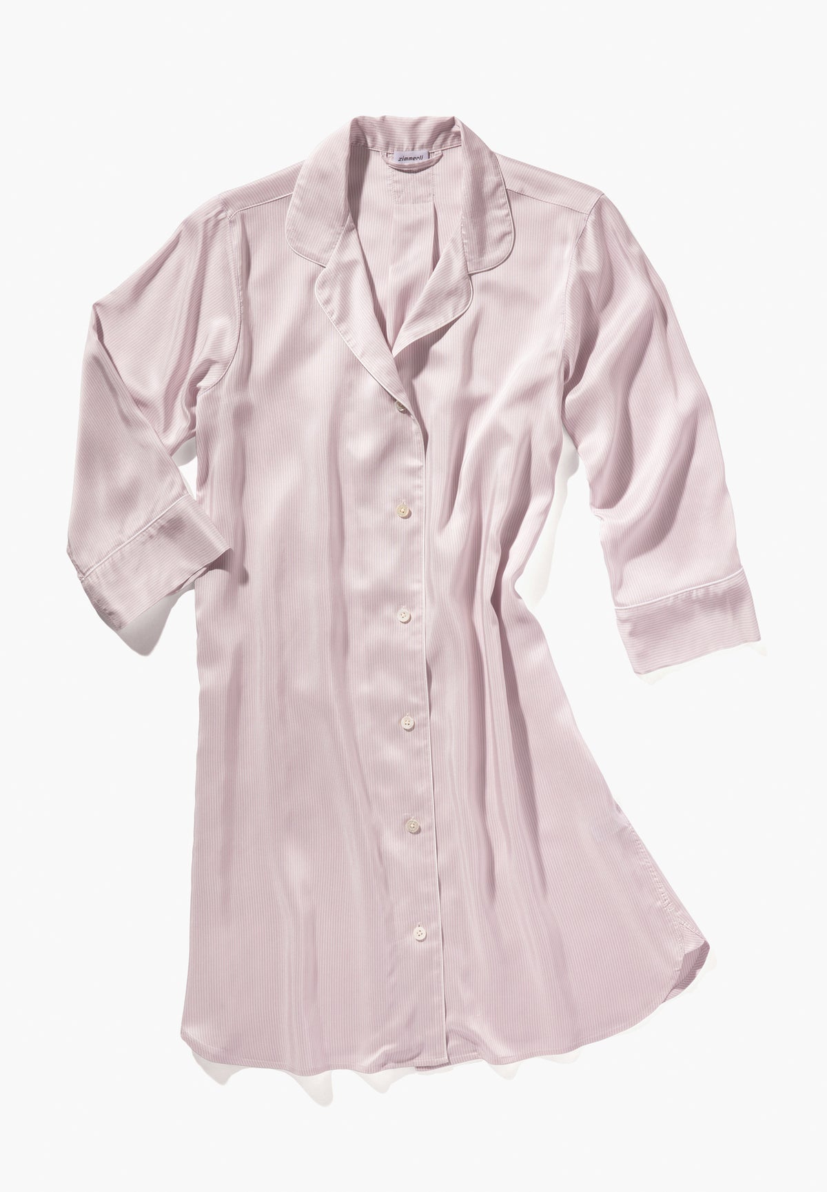 Feminine Stripes | Sleepshirt 3/4 Sleeve - lilac stripes