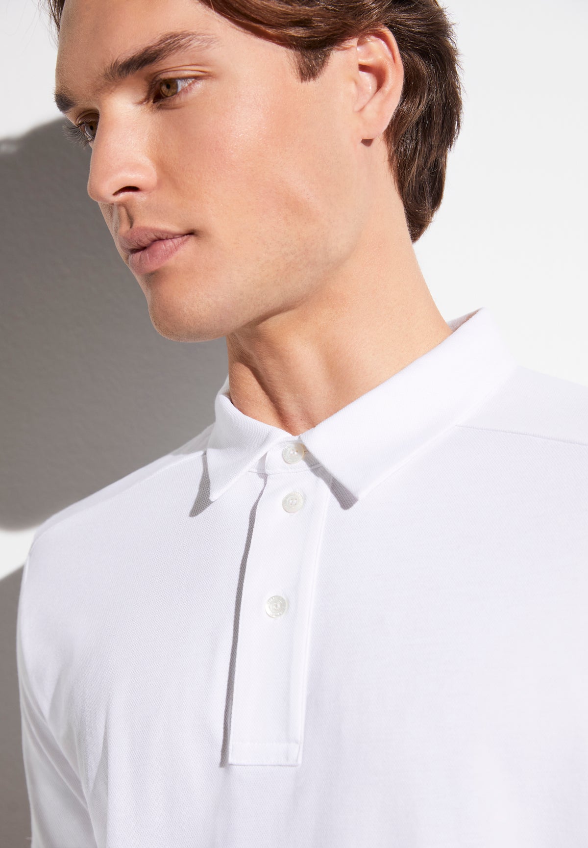 Piqué Lounge | Polo Shirt Short Sleeve - white