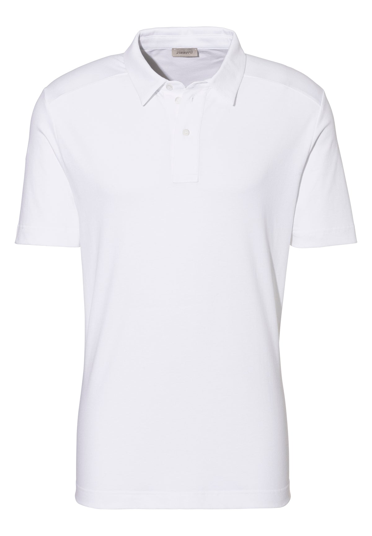 Piqué Lounge | Poloshirt kurzarm - white