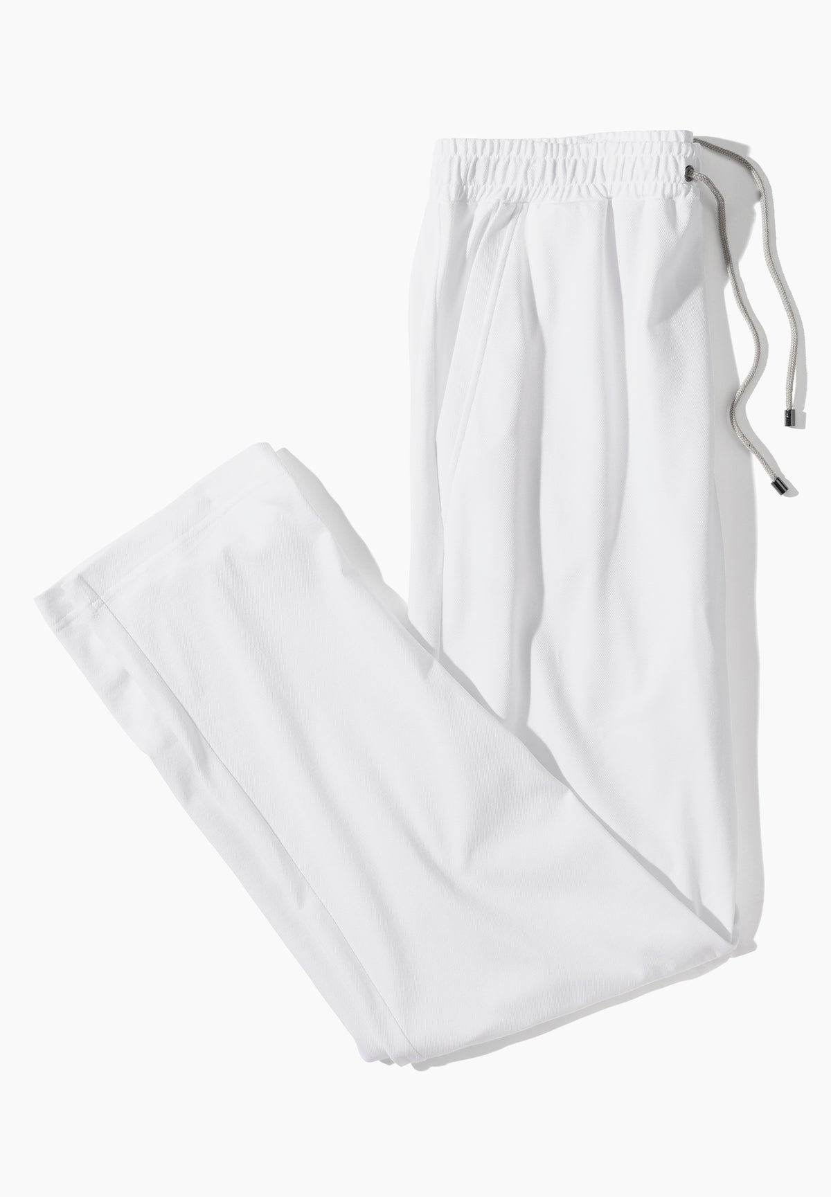 Piqué Lounge | Pants Long - white