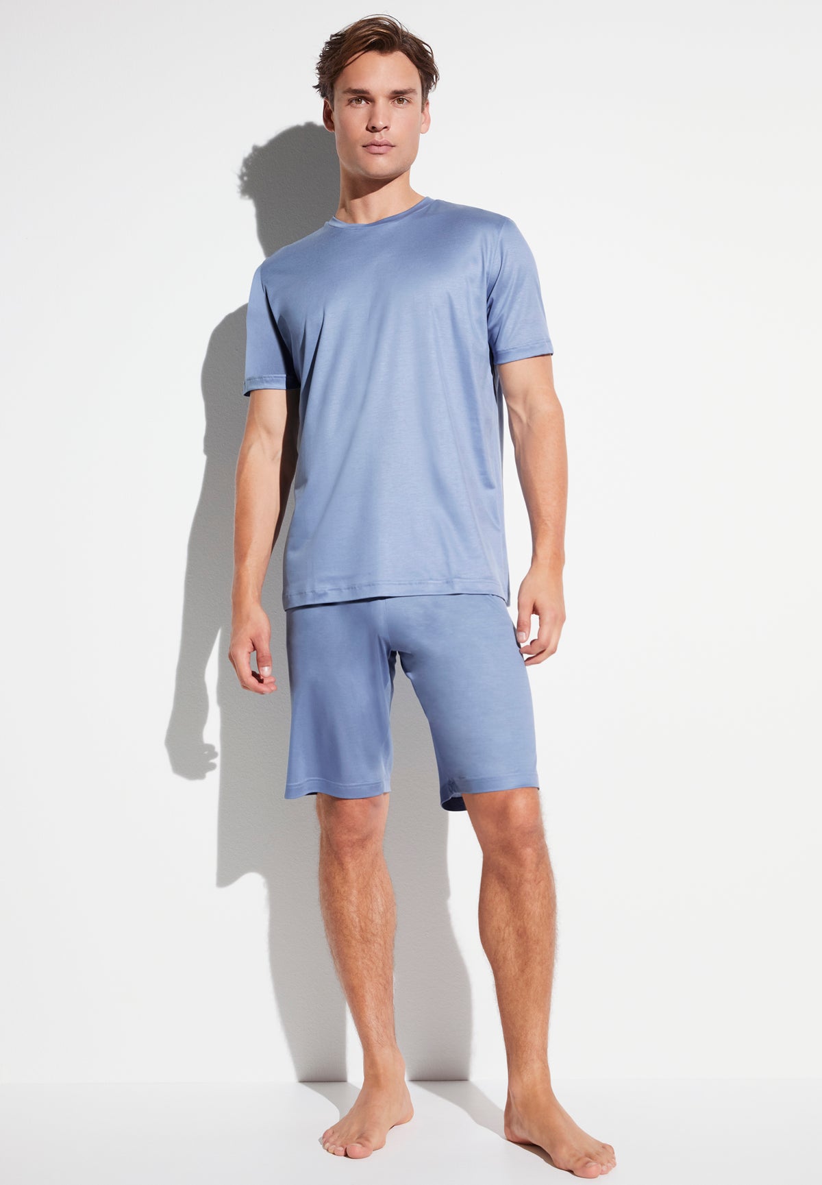 Sustainable Luxury | Pyjama Short - sky blue