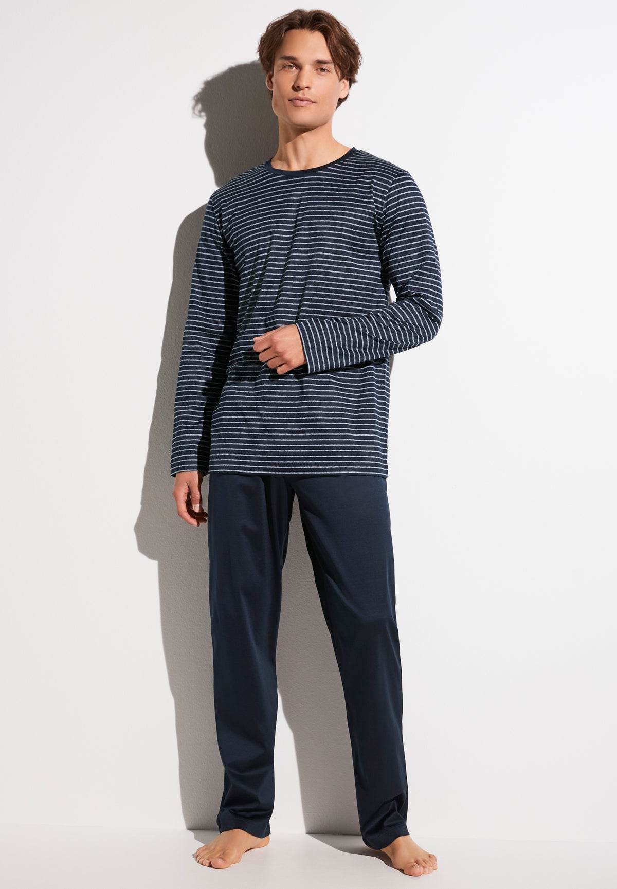 Filodiscozia Stripes | Pyjama lang - dark blue stripes