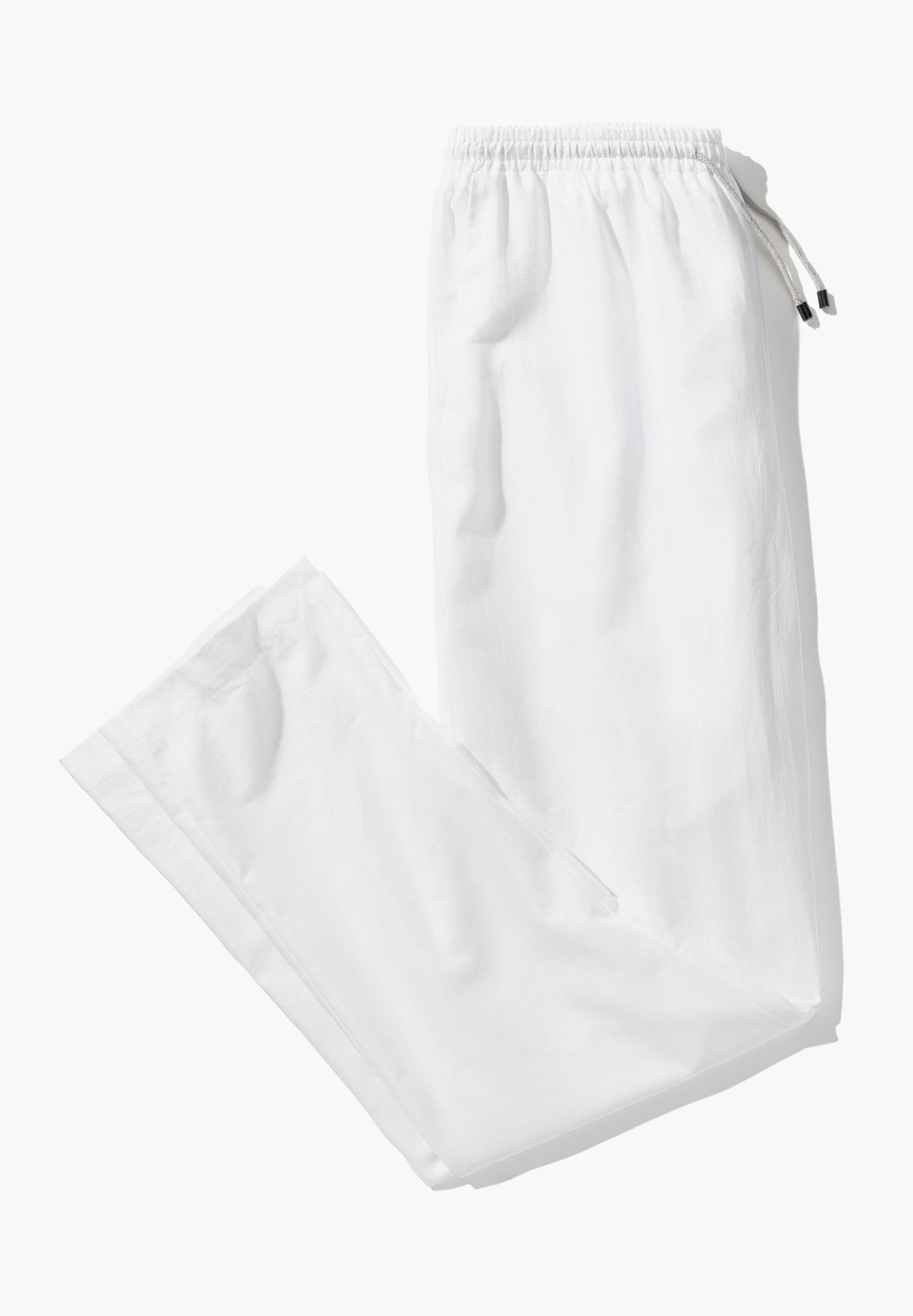 Linen Blend | Pantalon - white