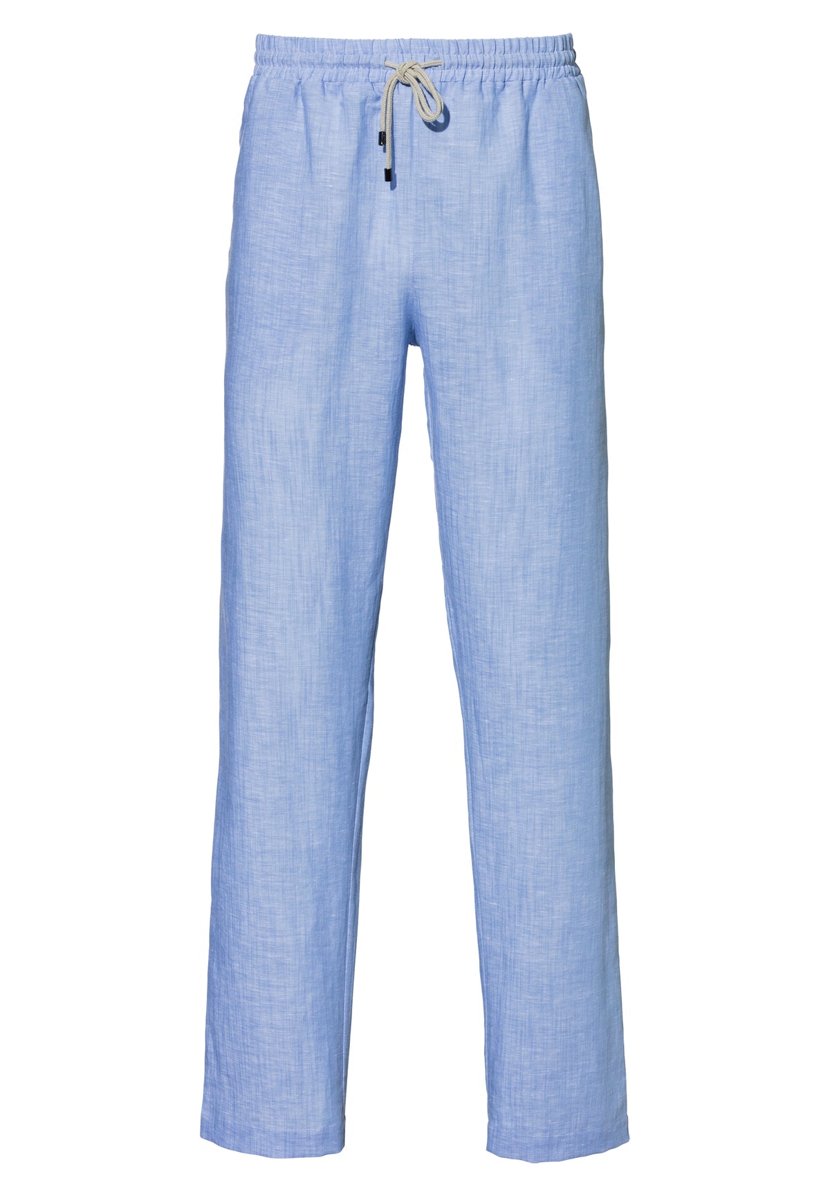 Linen Blend | Pantalon - sky blue