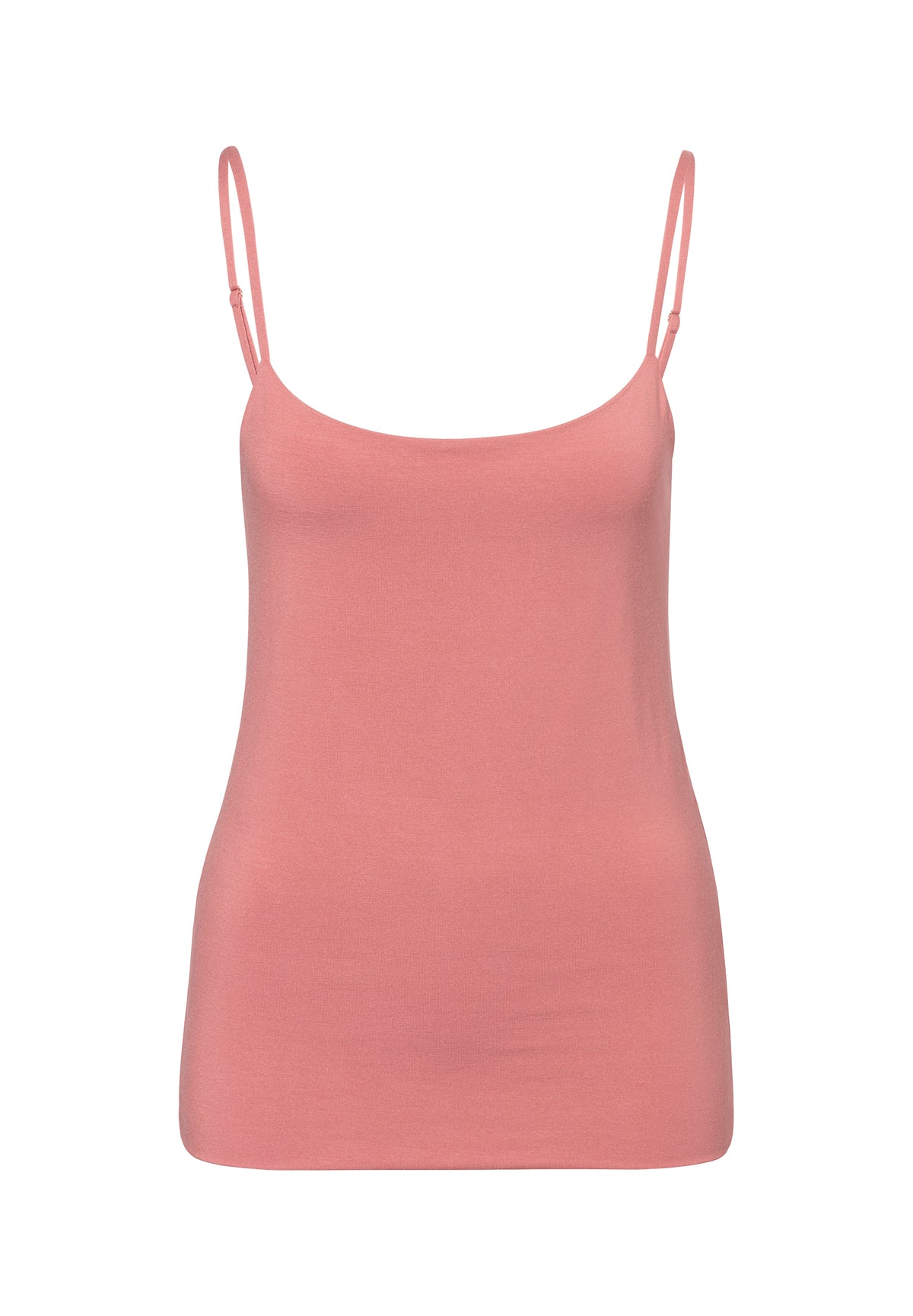 Pureness | Spaghetti Top - coral rouge