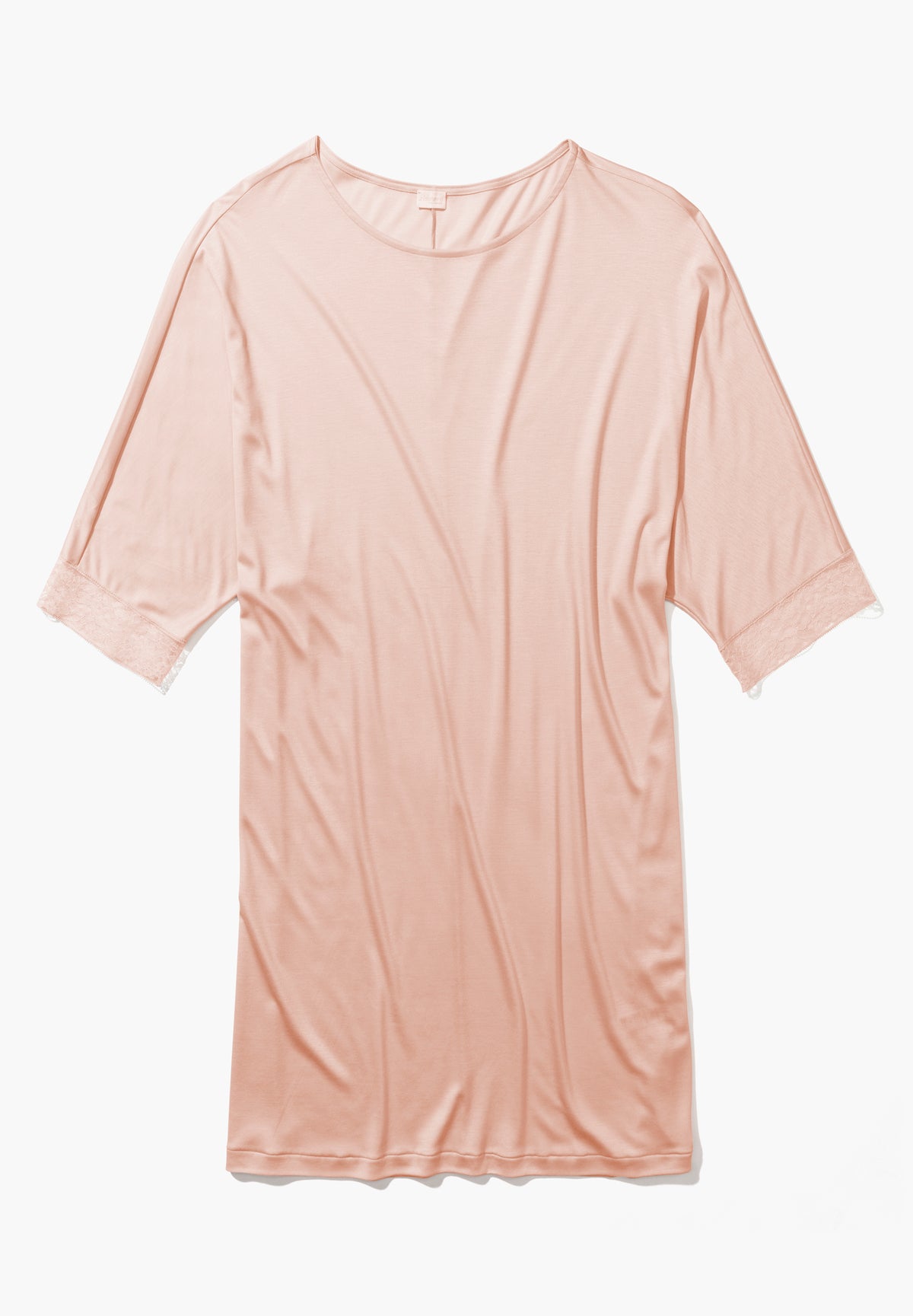 Silk Dreams | Tee-shirt de nuit manches 3/4 - rose dust