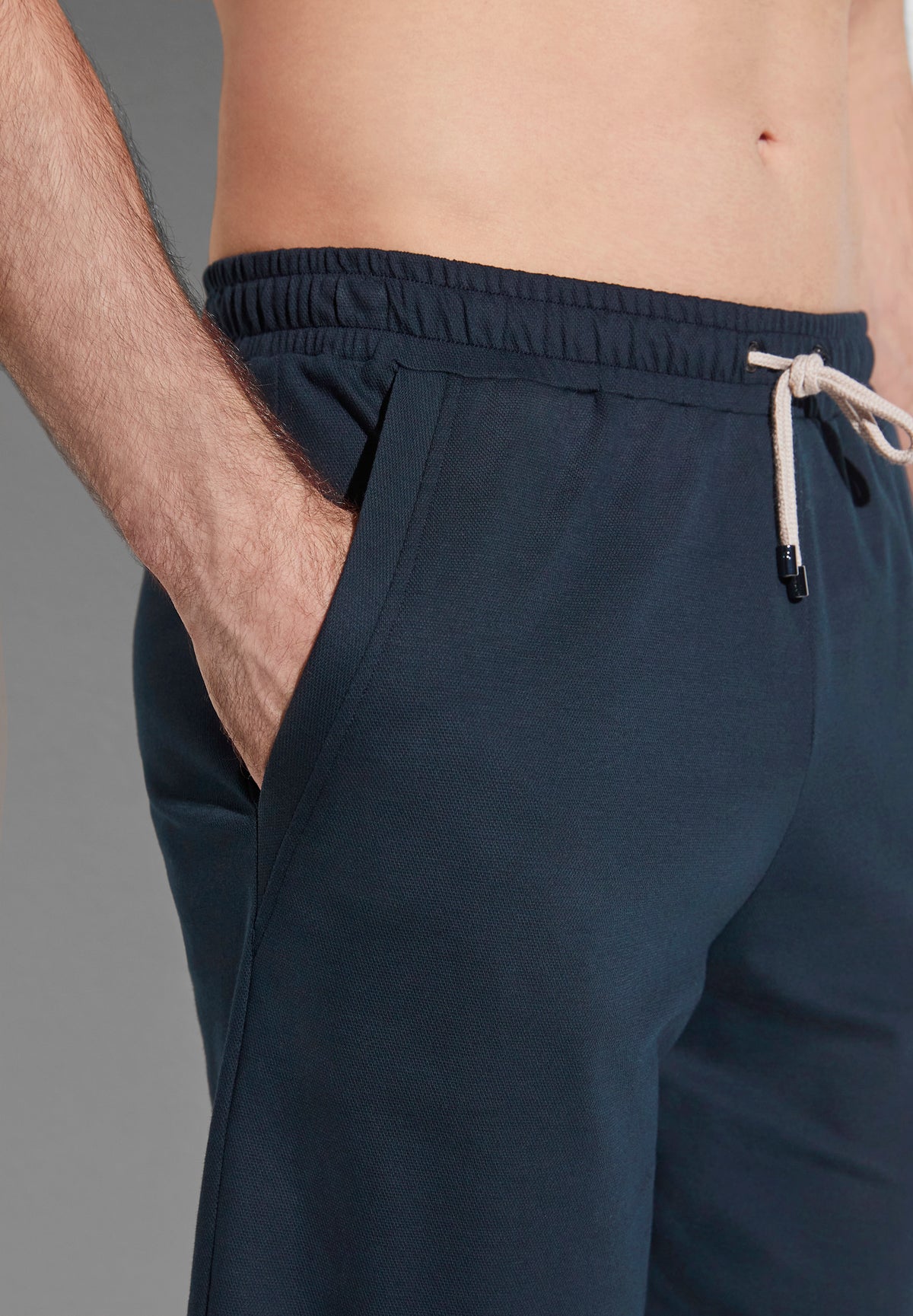 Piqué Lounge | Pants Short - twilight blue