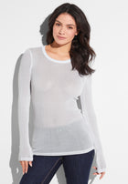 Richelieu | T-Shirt langarm - weiss