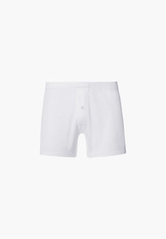Sea Island | Boxer Shorts, open fly - white - ZIMMERLI SWITZERLAND