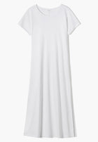 Sea Island | Long Dress Short Sleeve - white