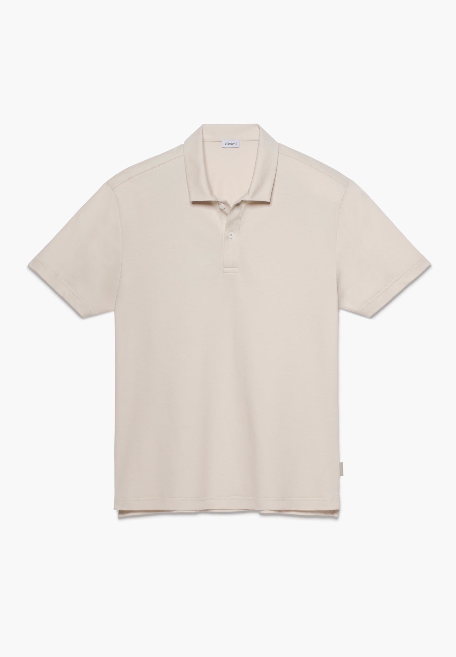 Piqué lounge | polo shirt short sleeve - beige