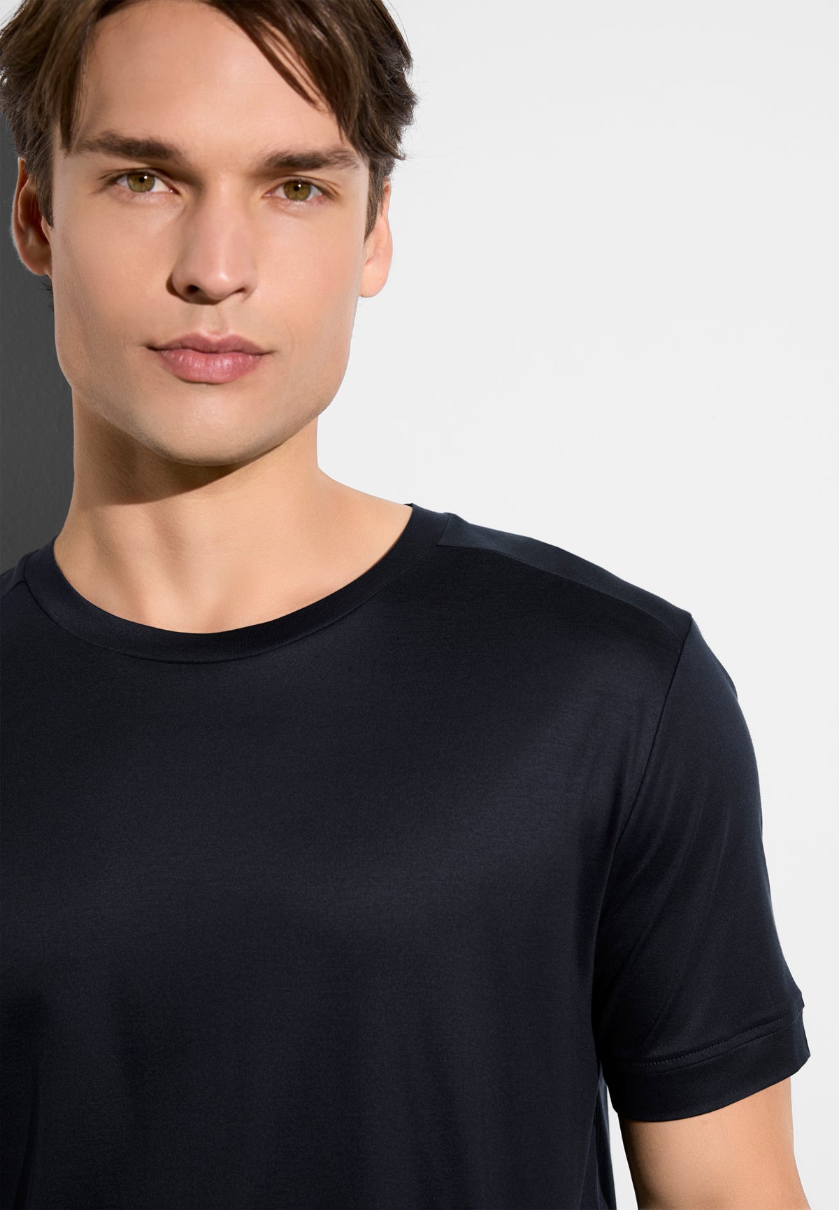 Sustainable Luxury | T-Shirt kurzarm - navy
