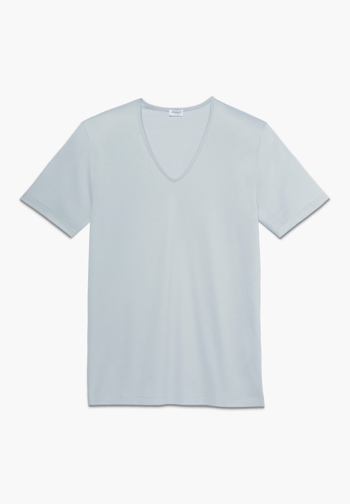 Sea Island | T-Shirt short sleeve V-neck - gray blue