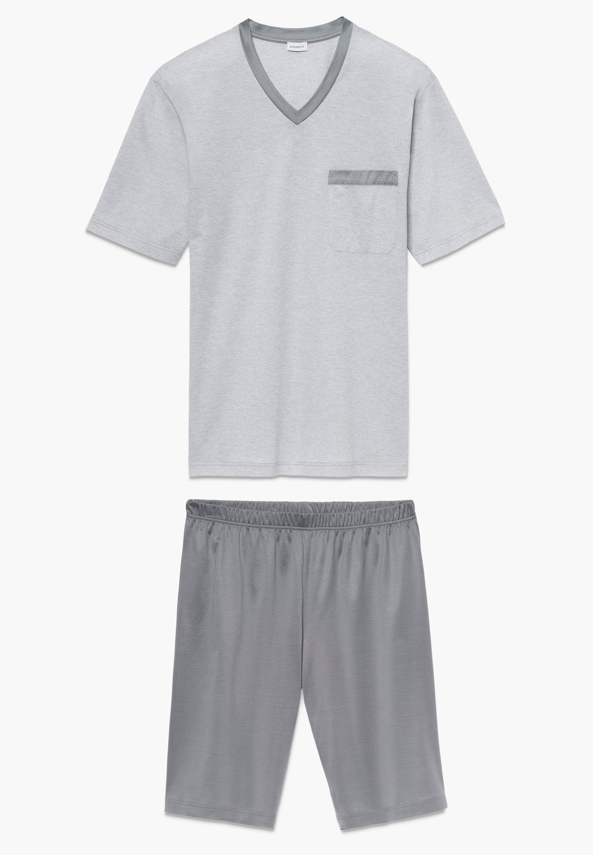 Filodiscozia | Pajama V-neck short - gray