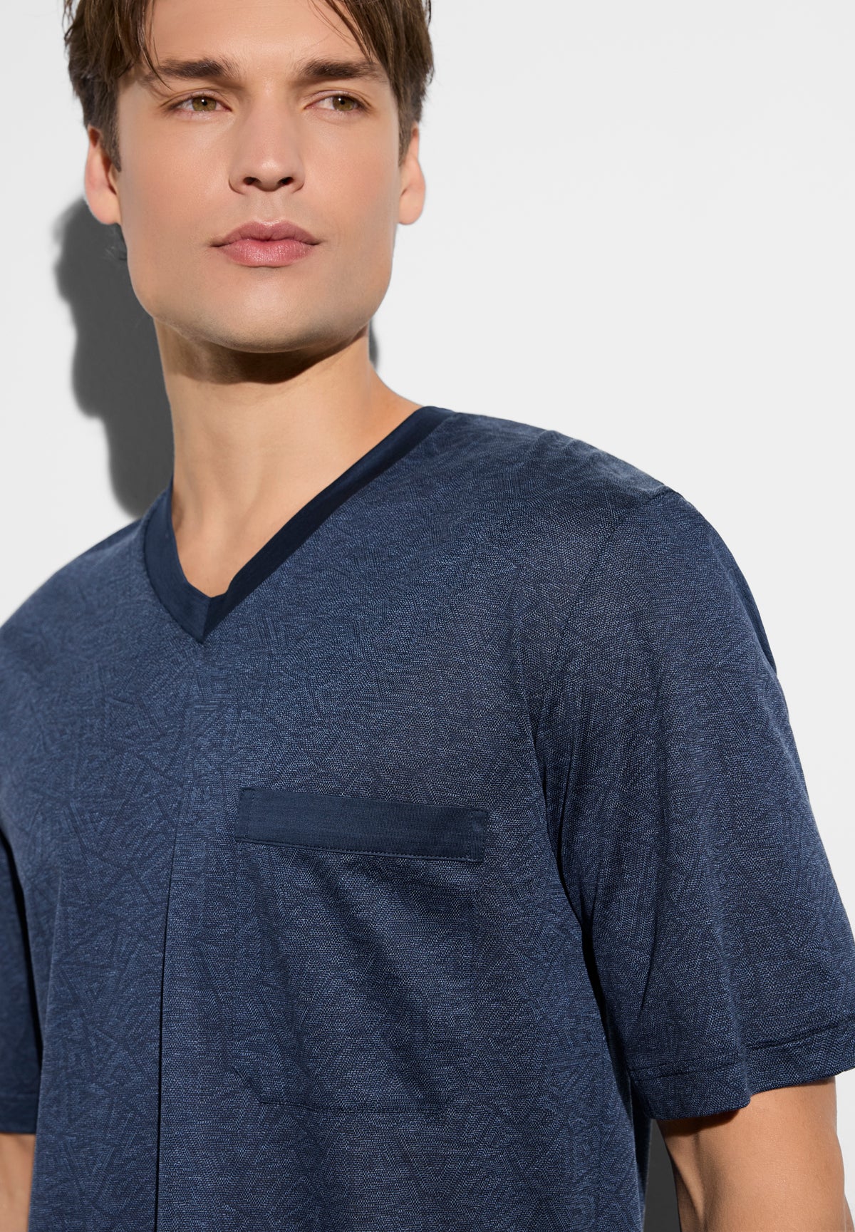 Filodiscozia | Pajama V-neck short - navy