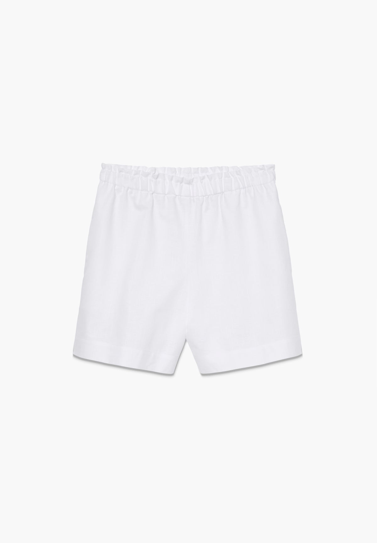 Linen Blend | Shorts - white
