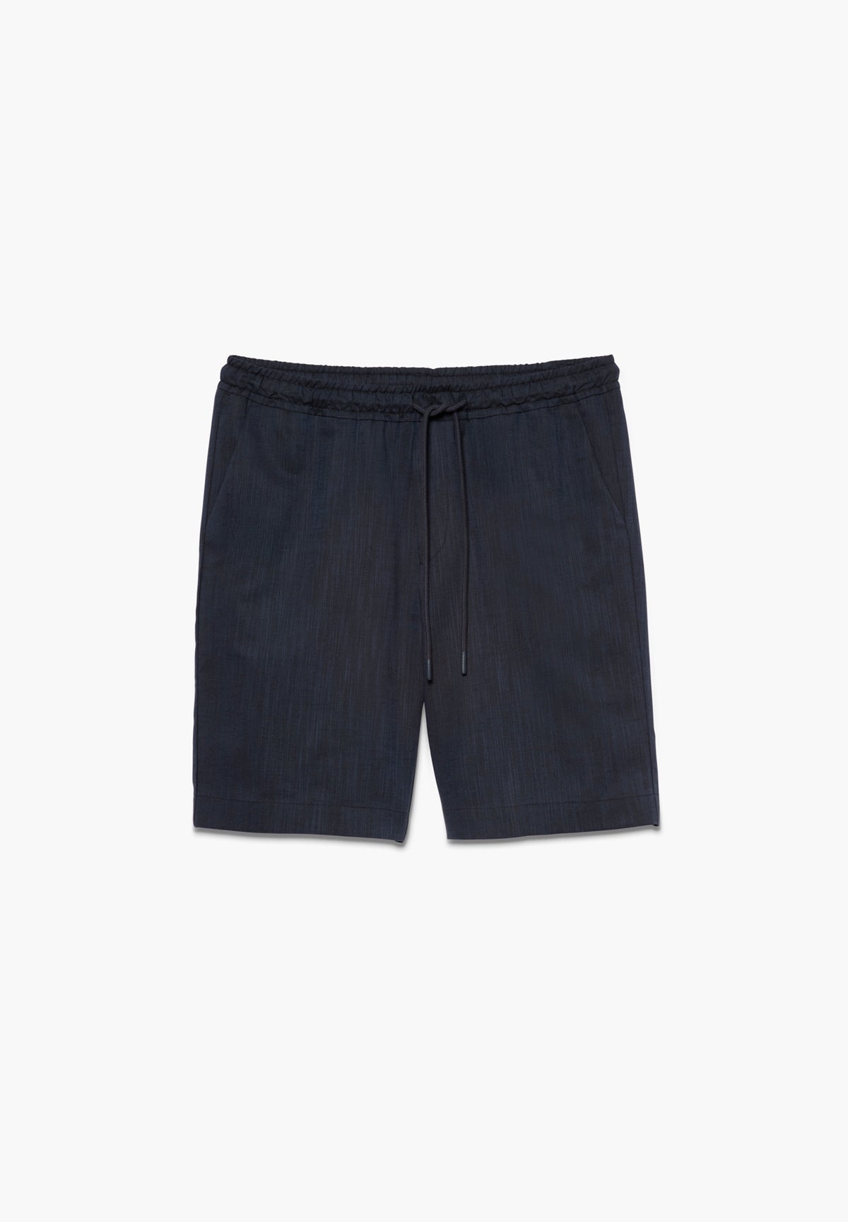 Linen Blend | Shorts - navy