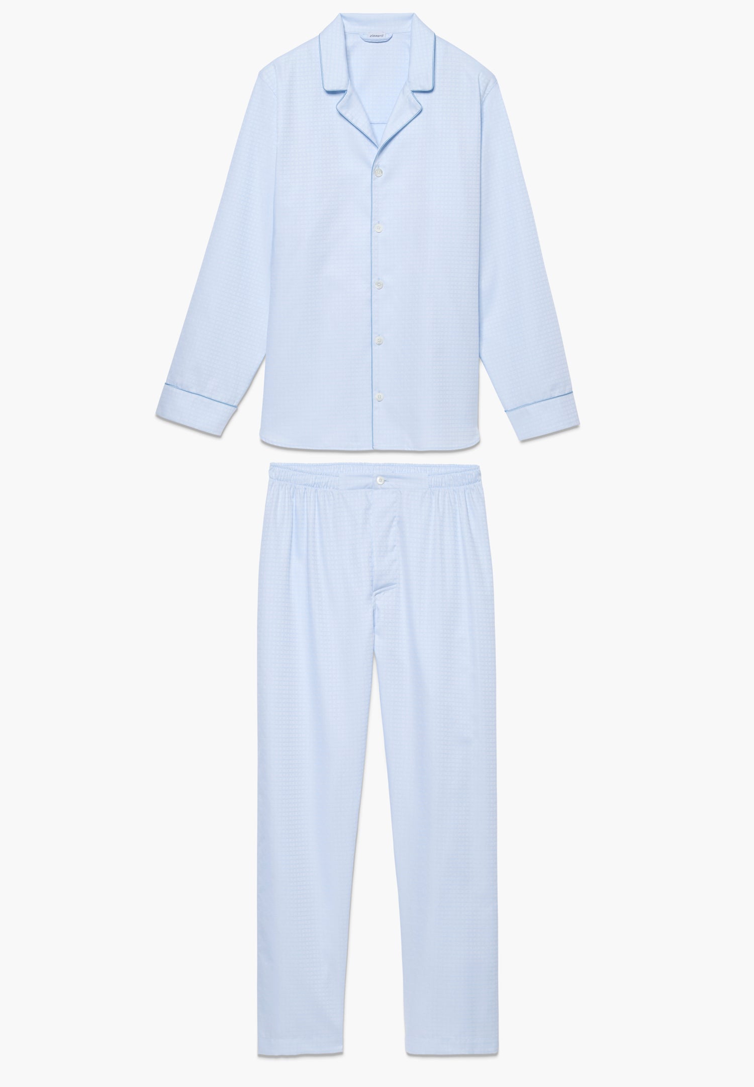 Luxury Jacquard | Pyjama long - sphere blue