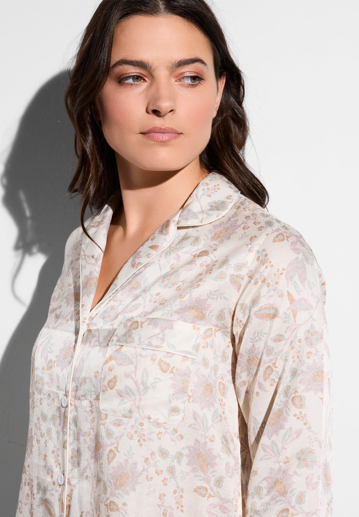 Cotton / Silk Print | Pyjama lang - paisley small