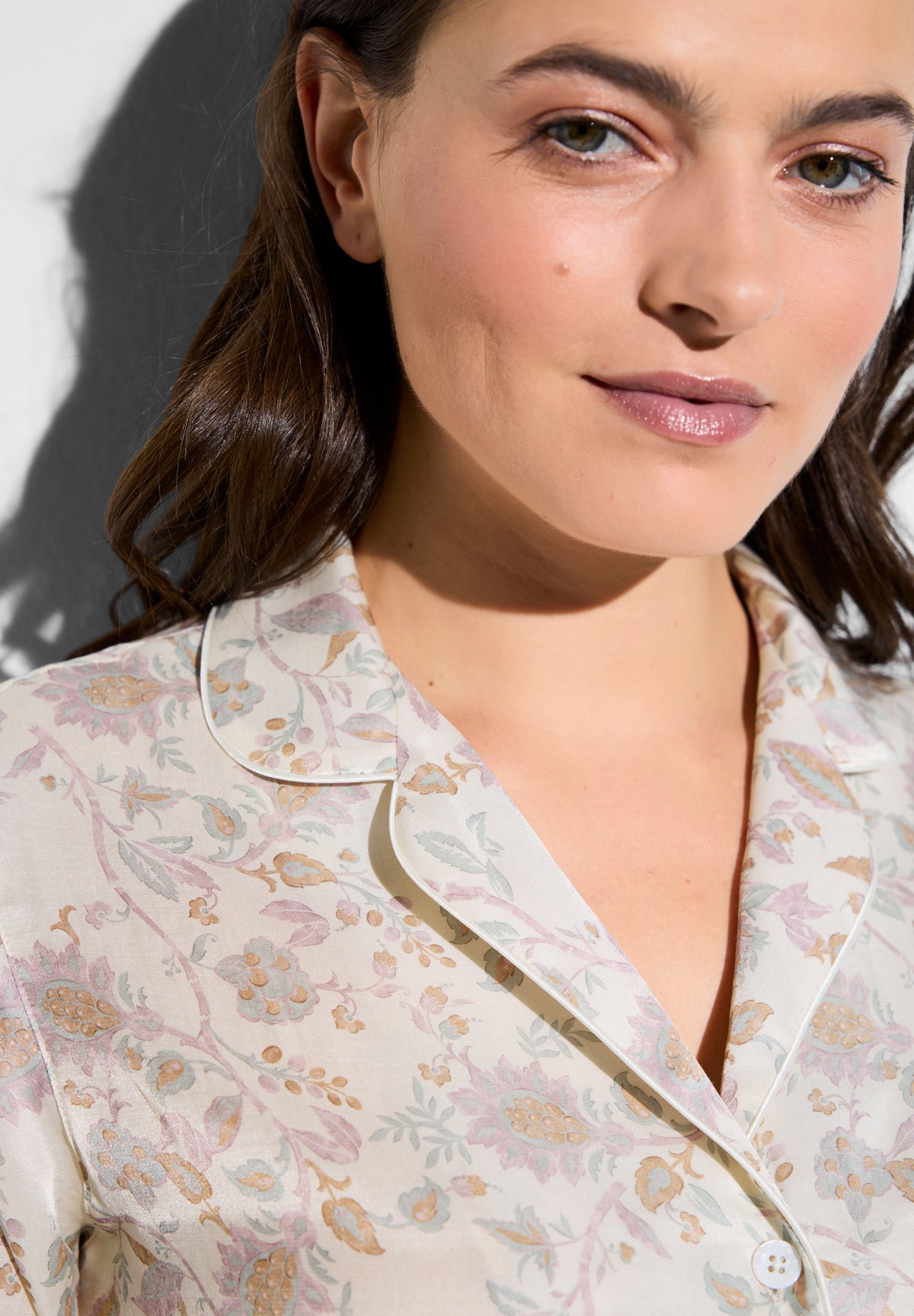 Cotton|Silk Print | Pajama short - paisley small