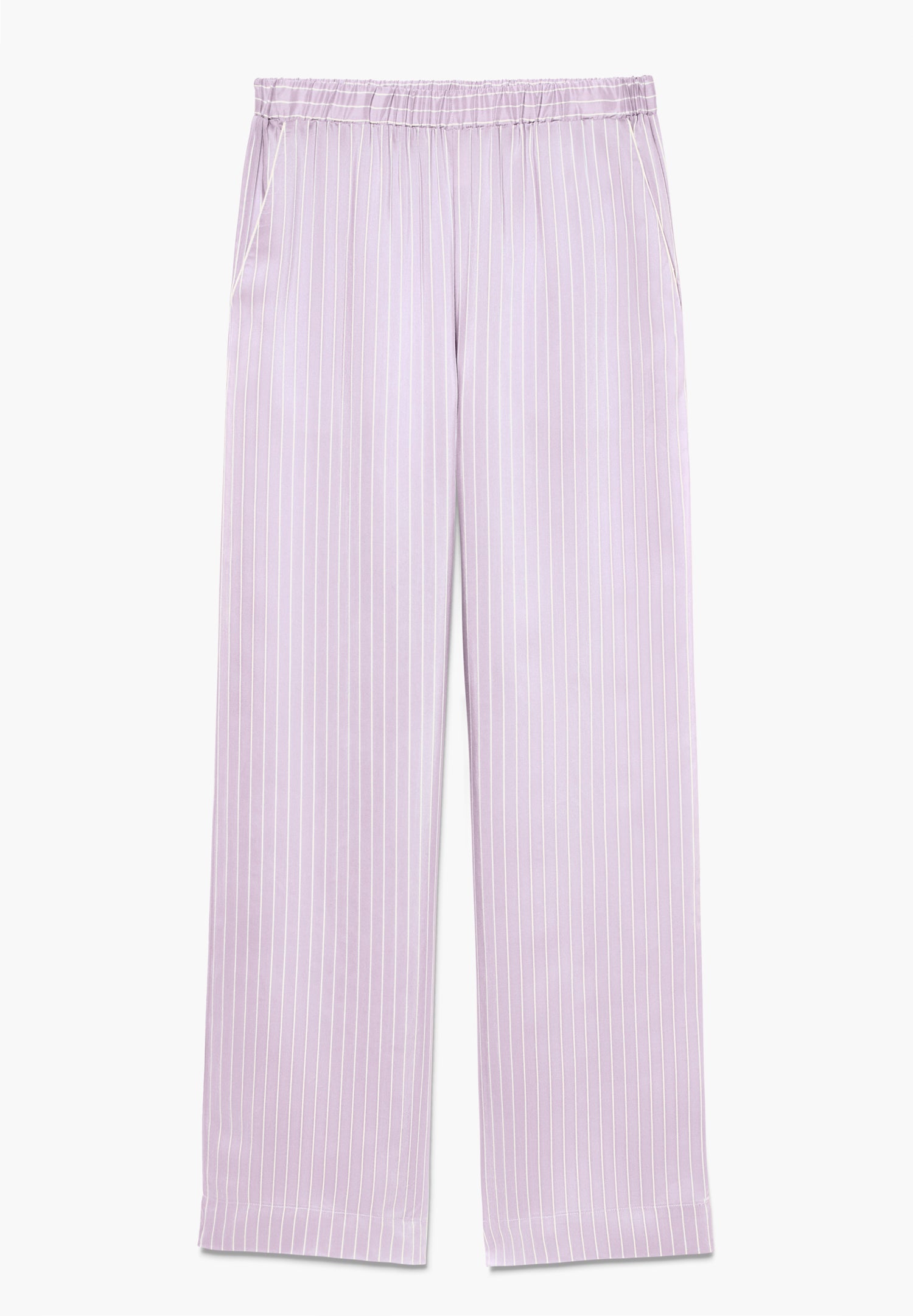 Feminine Stripes | Hose lang - lilac stripes
