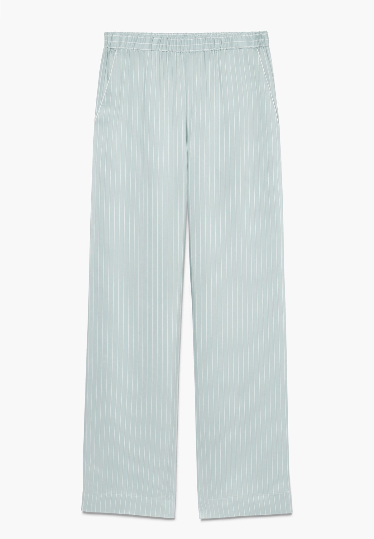 Feminine Stripes | Long pants - sage stripes