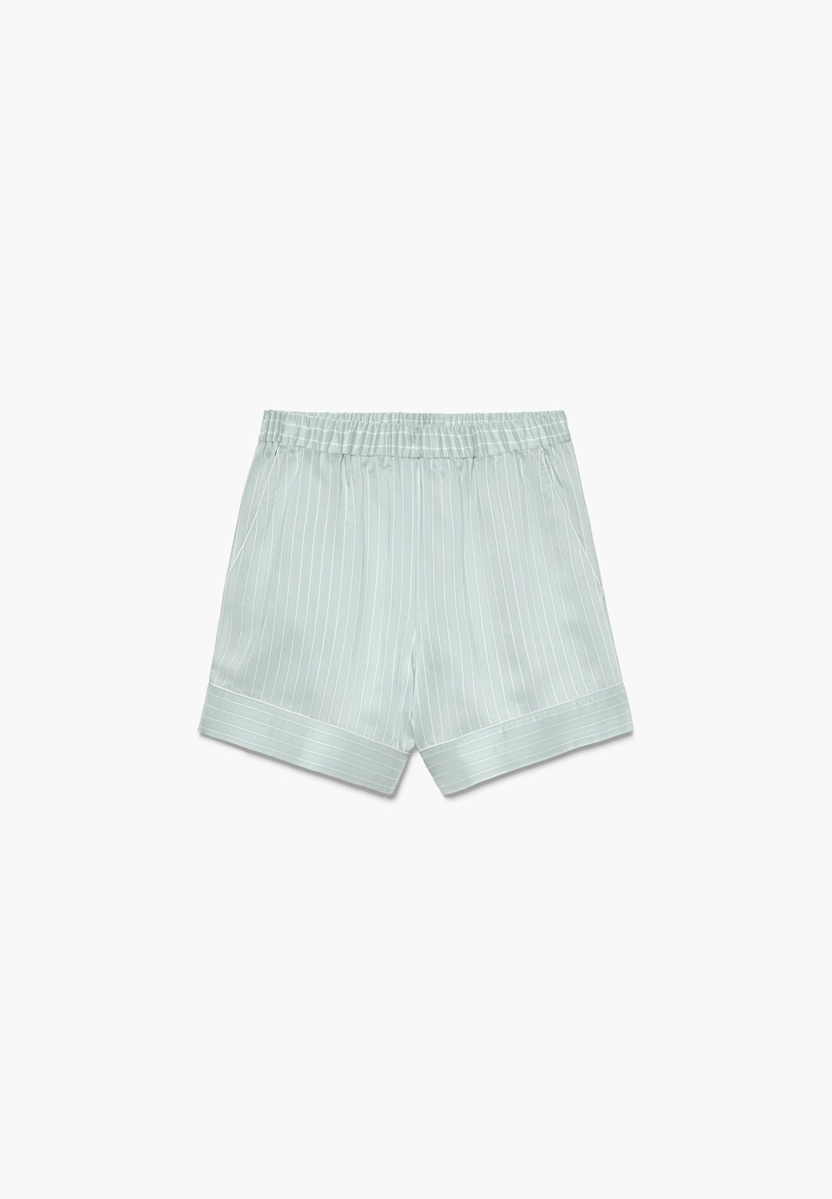 Feminine Stripes | Shorty - sage stripes