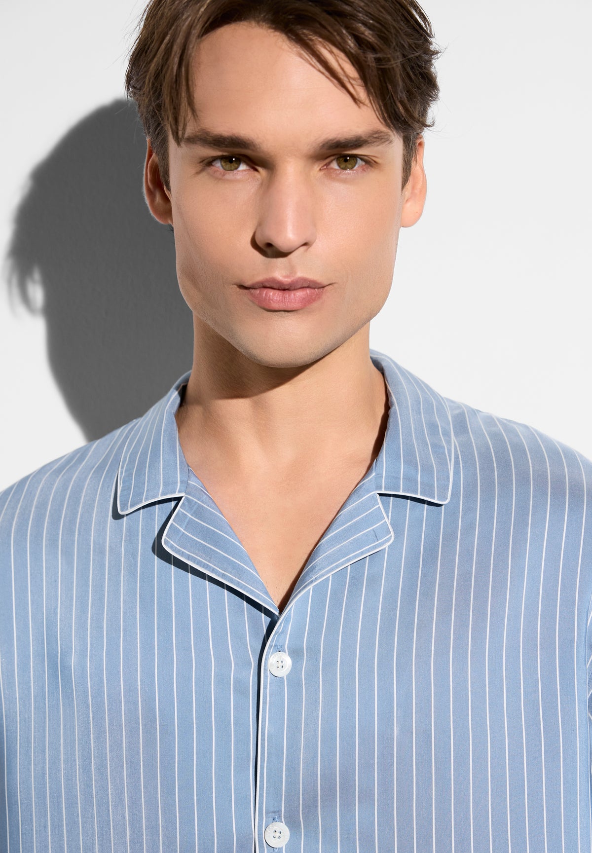 Pinstripes | Pyjama kurz - blue