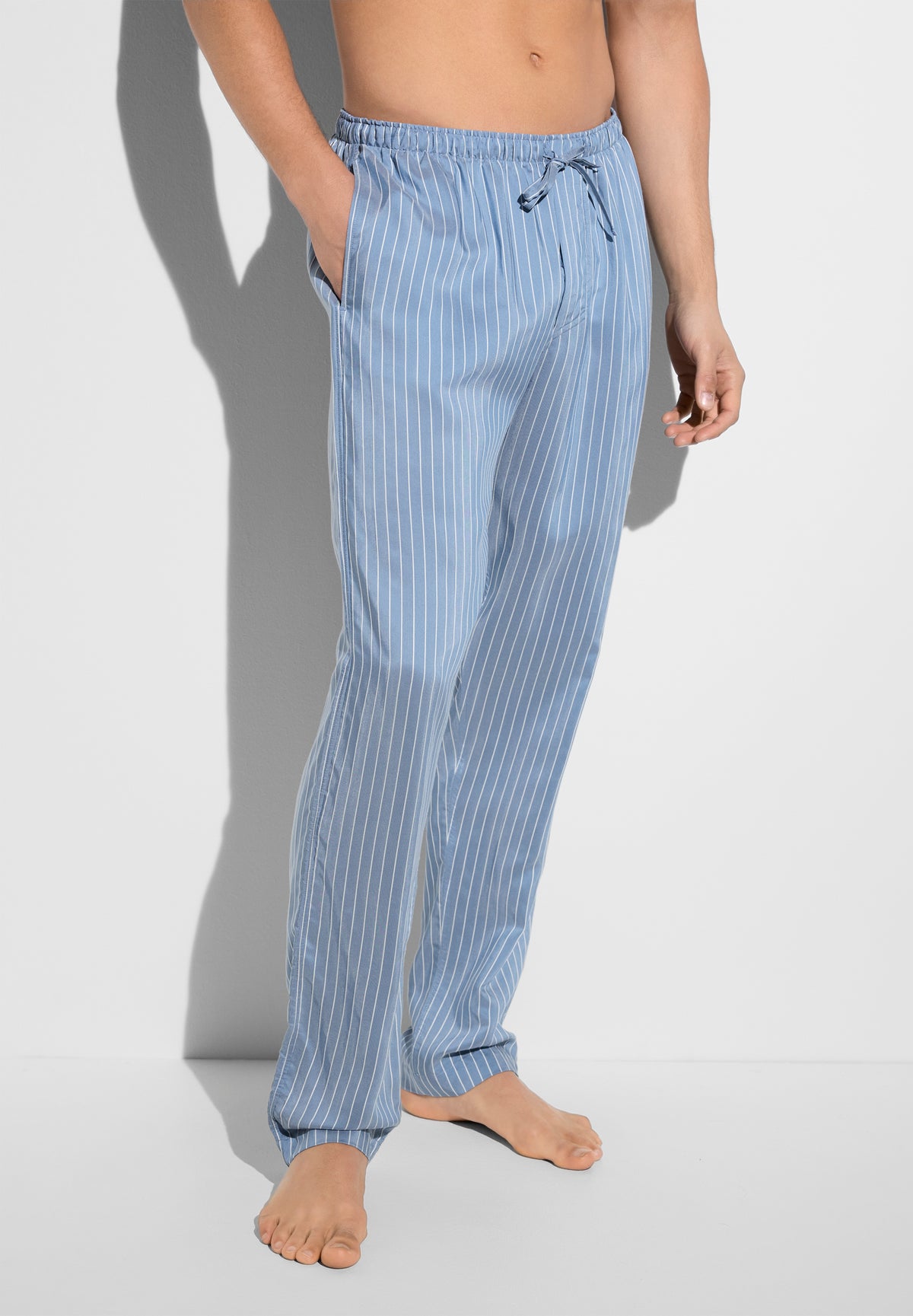 Pinstripes | Hose lang - blue