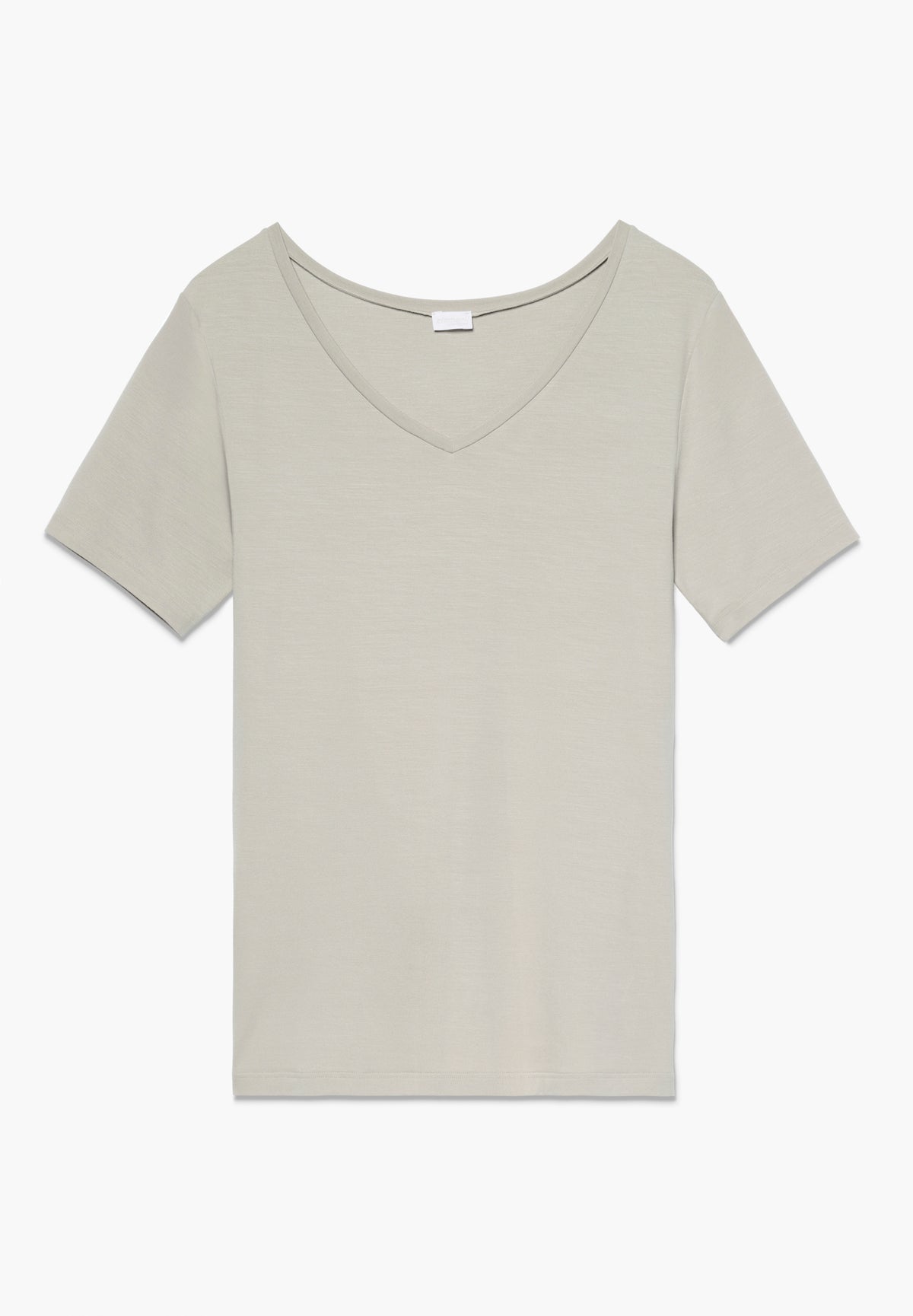 Pureness | T-Shirt kurzarm V-Ausschnitt - laurel oak