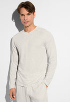 Soft Lounge | T-Shirt langarm - cloud