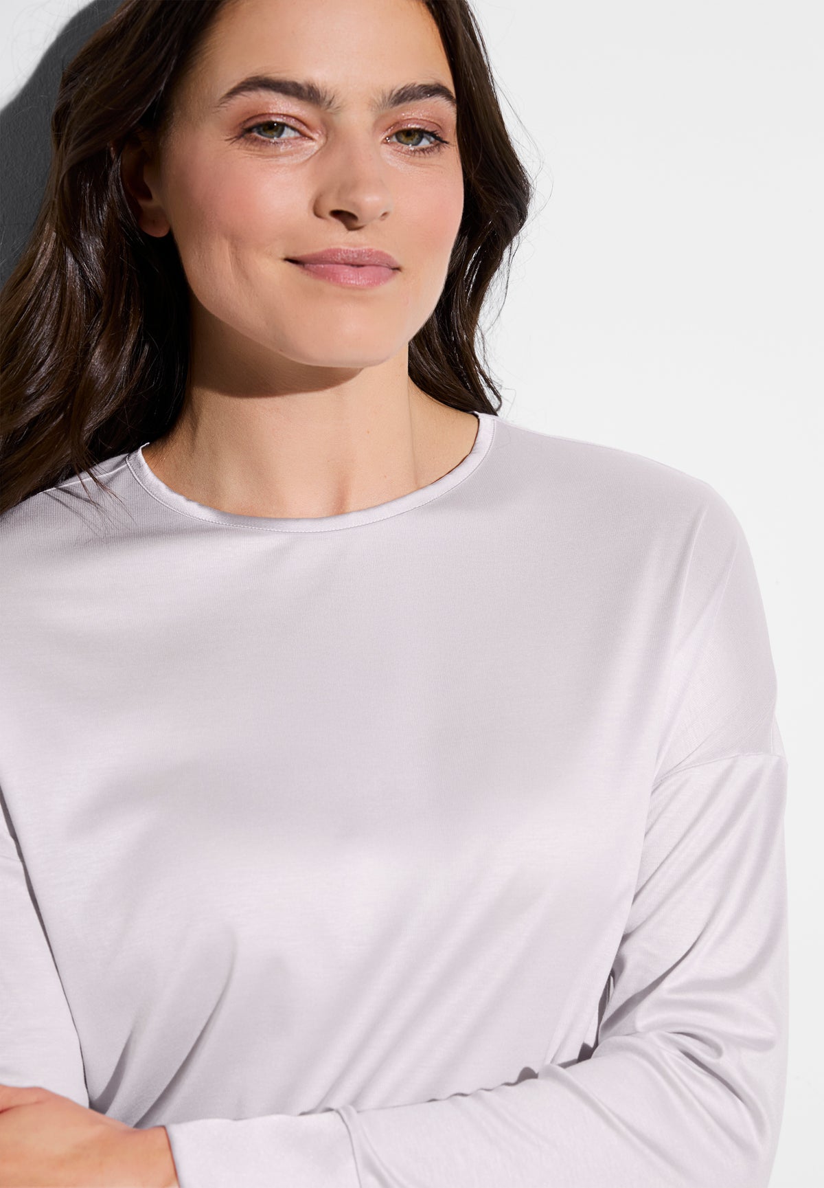 Silk Dreams | Sleepshirt long sleeve - lavender